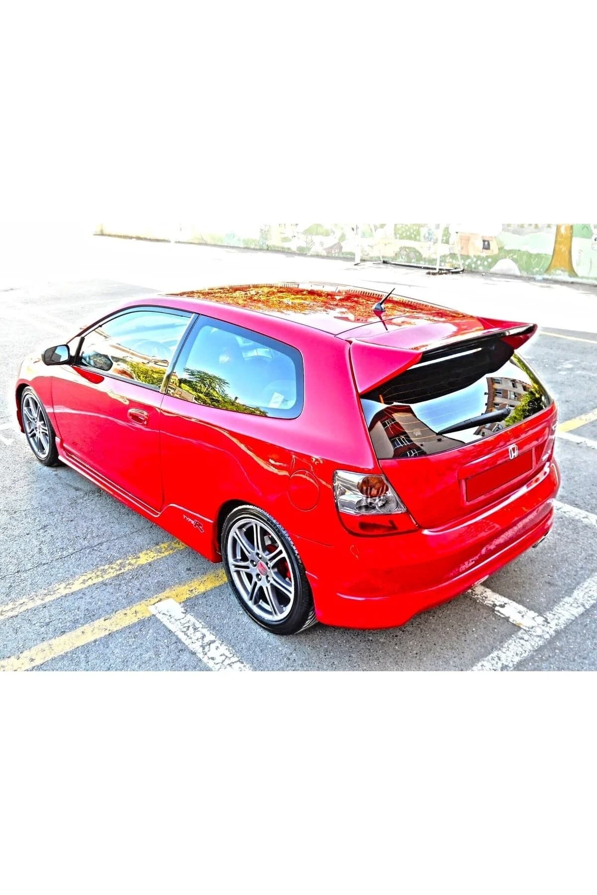 Honda Civic Sport EP2 EP3 Yan Marşpiyel (Plastik) Boyasız (4/5)