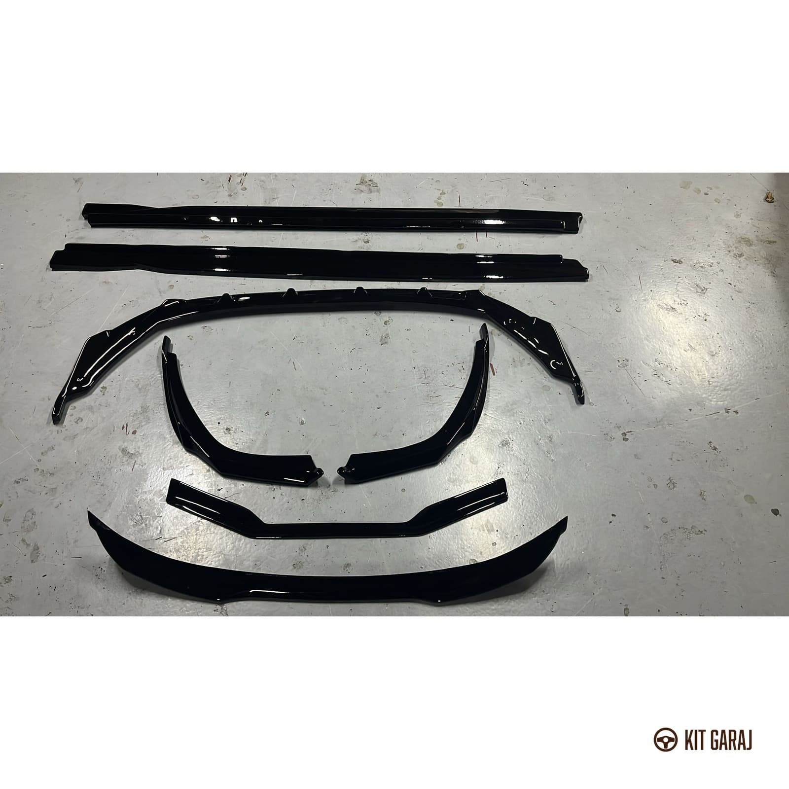 Peugeot 408 Parlak Siyah Body Kit (Plastik) Boyalı (6/8)