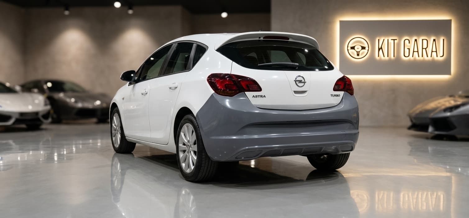 Opel Astra J HB 2009-2015 OPC Arka Tampon (Plastik) Boyasız (3/9)