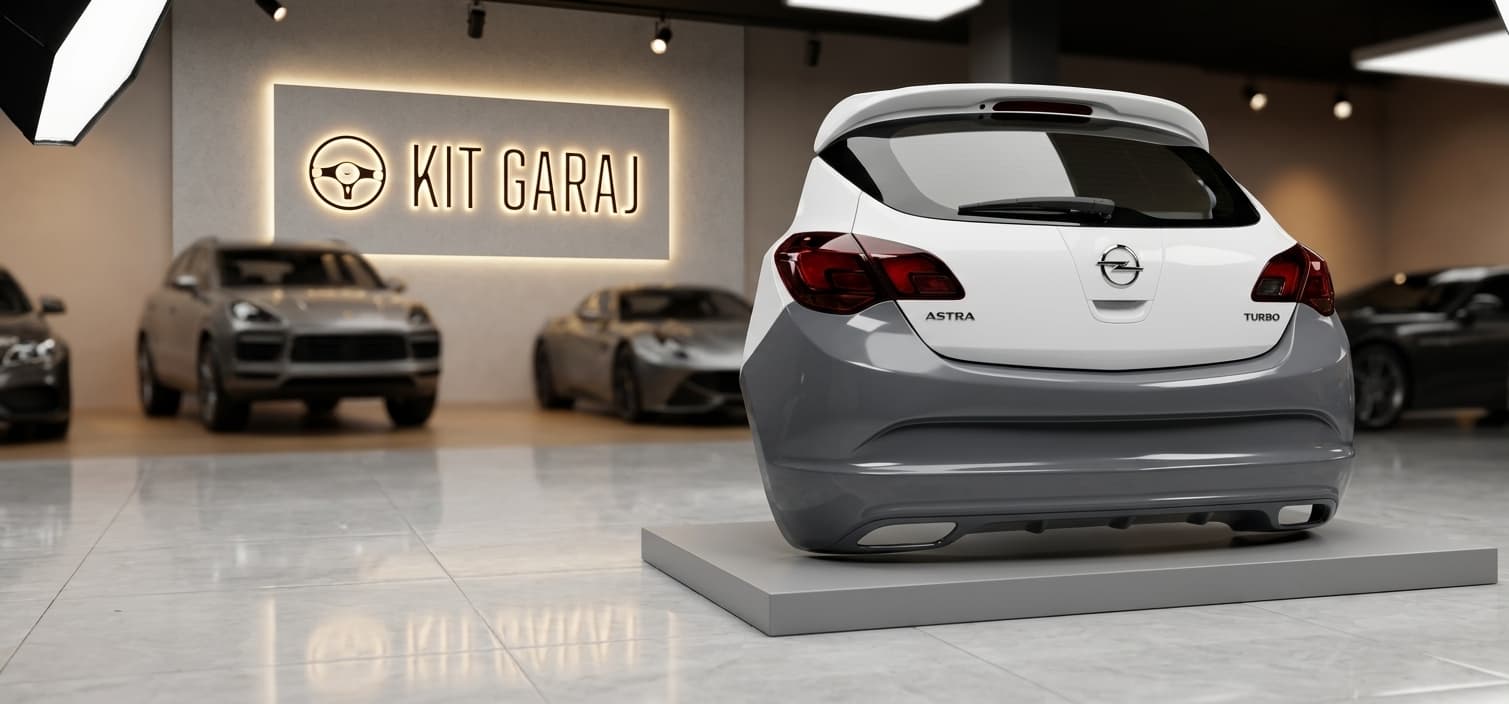 Opel Astra J HB 2009-2015 OPC Arka Tampon (Plastik) Boyasız (7/9)