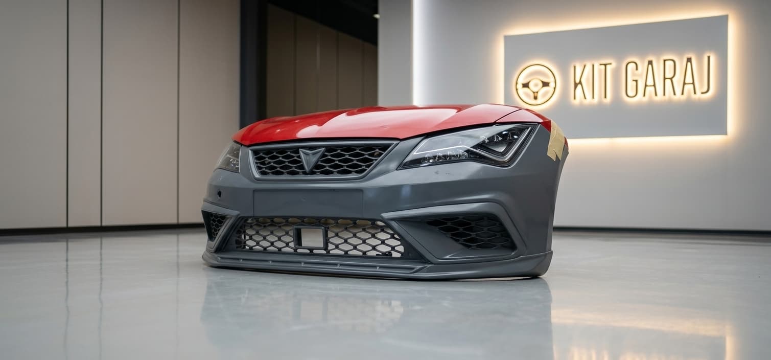 Seat Leon Mk3 2012-2020 Cupra Ön Tampon (Plastik) Boyasız (3/8)