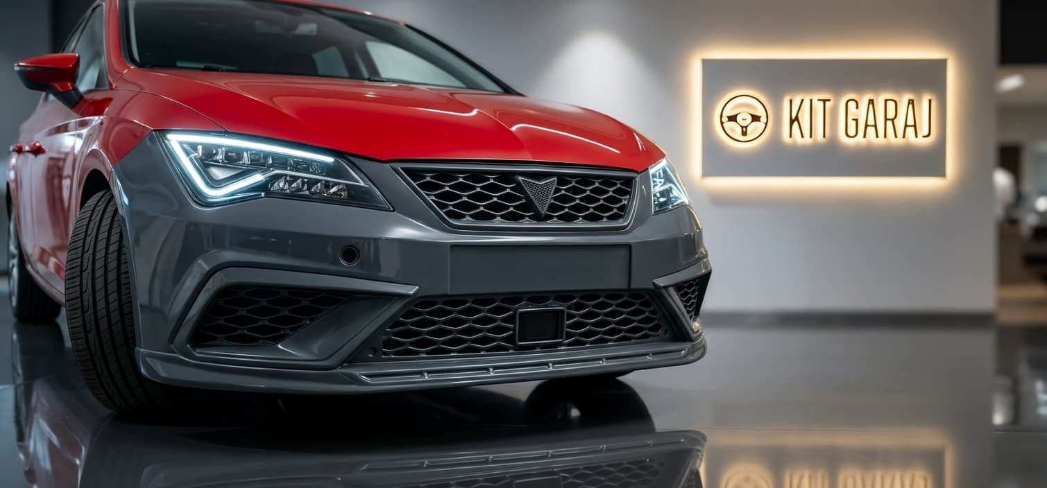 Seat Leon Mk3 2012-2020 Cupra Ön Tampon (Plastik) Boyasız (4/8)
