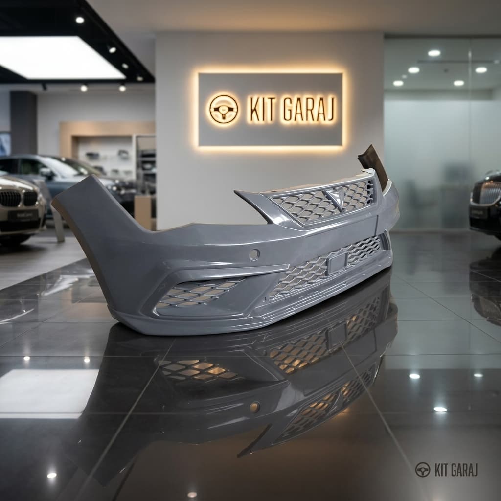 Seat Leon Mk3 2012-2020 Cupra Ön Tampon (Plastik) Boyasız (5/8)