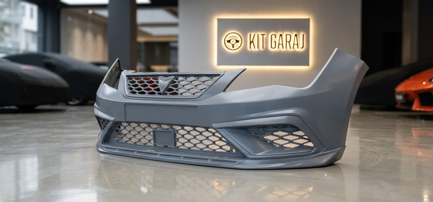 Seat Leon Mk3 2012-2020 Cupra Ön Tampon (Plastik) Boyasız (7/8)