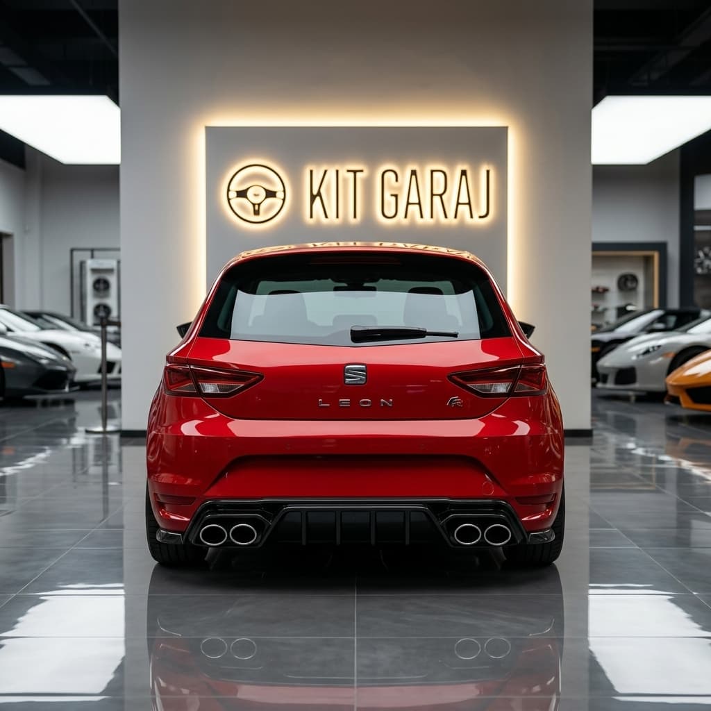 Seat Leon Mk3 2012-2020 Cupra Arka Tampon (Plastik) Boyasız (3/3)