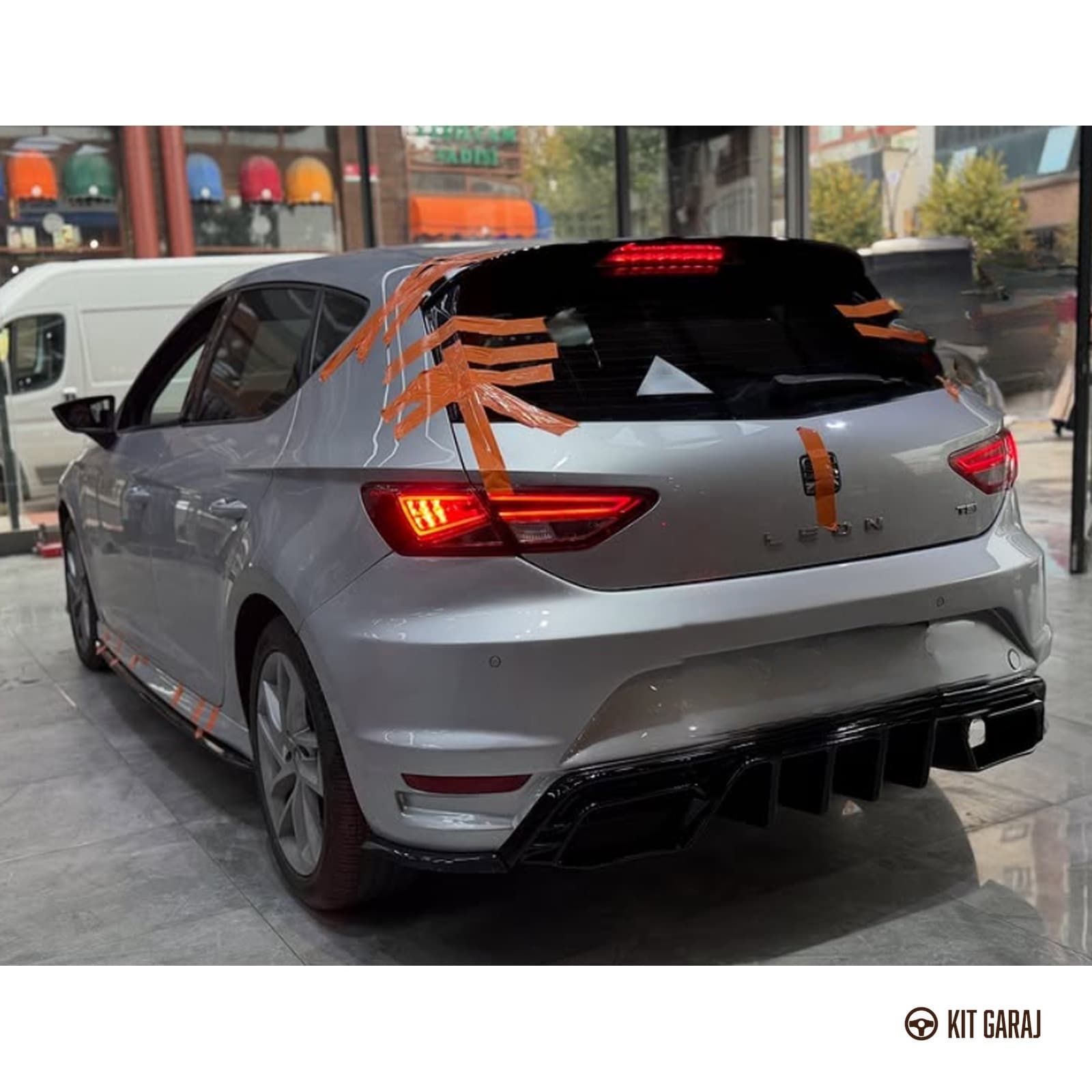 Seat Leon Mk3 2012-2020 Cupra Arka Tampon (Plastik) Boyasız