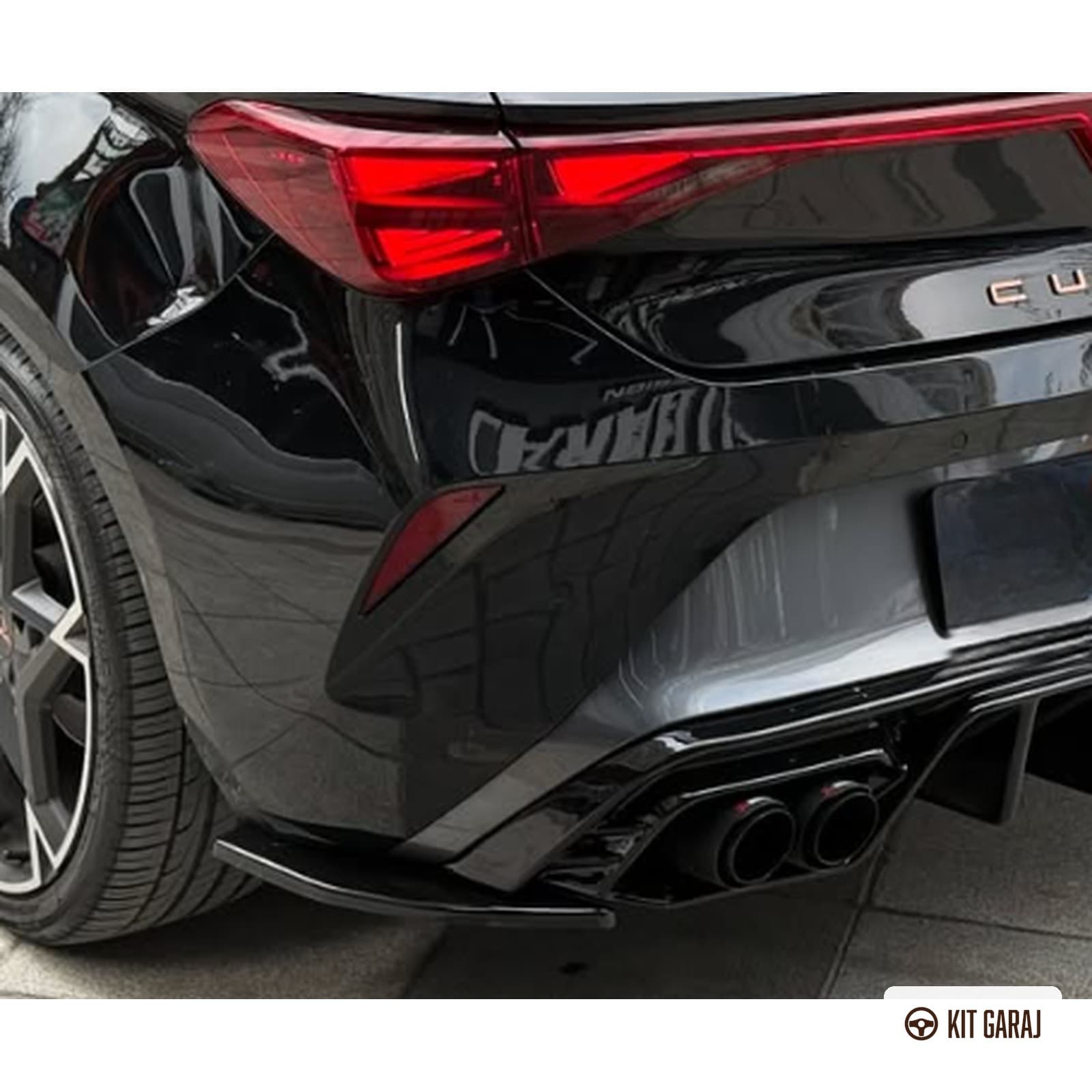 Cupra Leon Parlak Siyah Arka Flap (Plastik) Boyalı