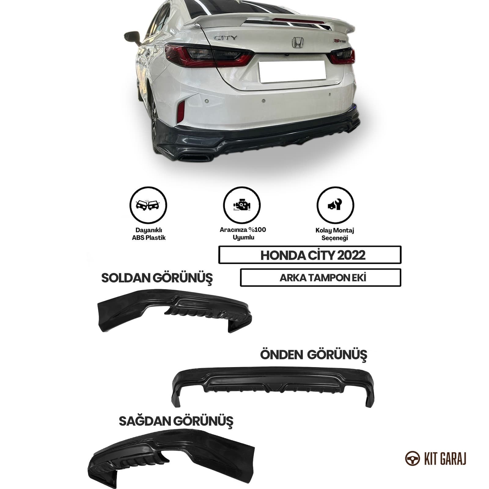 Honda City 2022 Body Kit Seti Plastik
