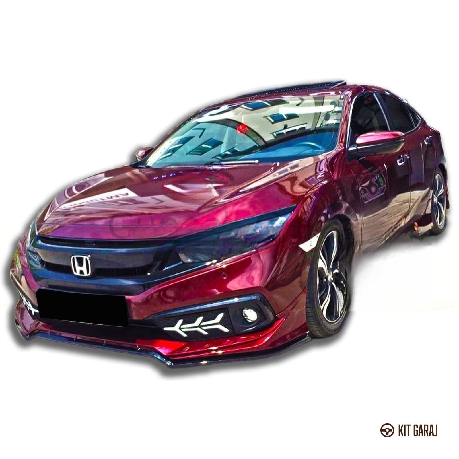 Honda Civic Makyajlı 2019-2021 FC5 Body Kit (Plastik) Boyasız