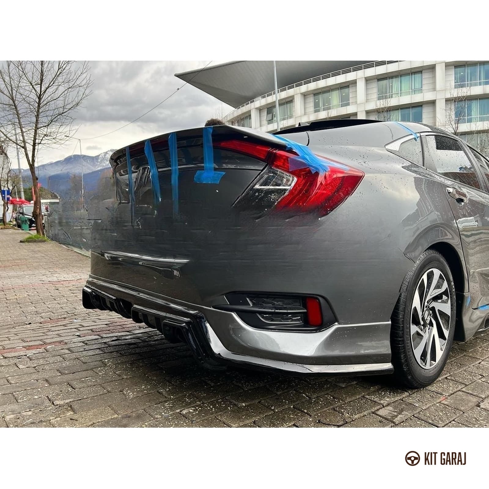 Honda Civic Makyajlı 2019-2021 FC5 Body Kit (Plastik) Boyasız (3/6)
