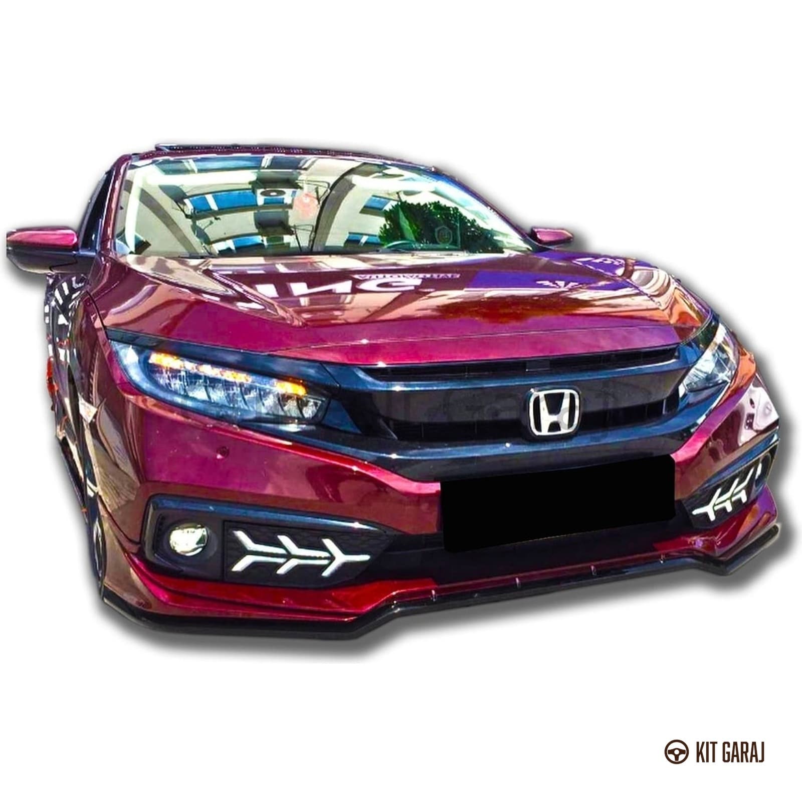 Honda Civic Makyajlı 2019-2021 FC5 Body Kit (Plastik) Boyasız (6/6)