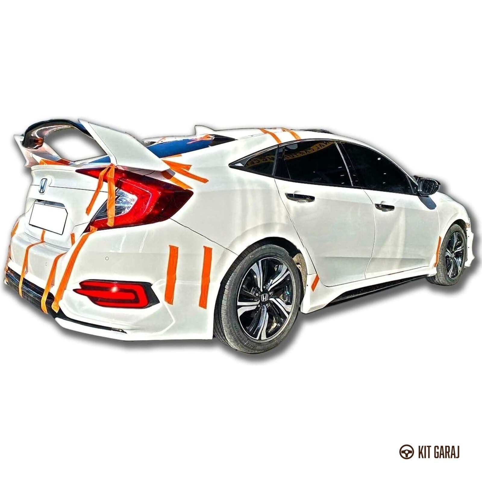 Honda Civic Fc5 Makyajsız Turbo Body Kit Seti Plastik (4/5)