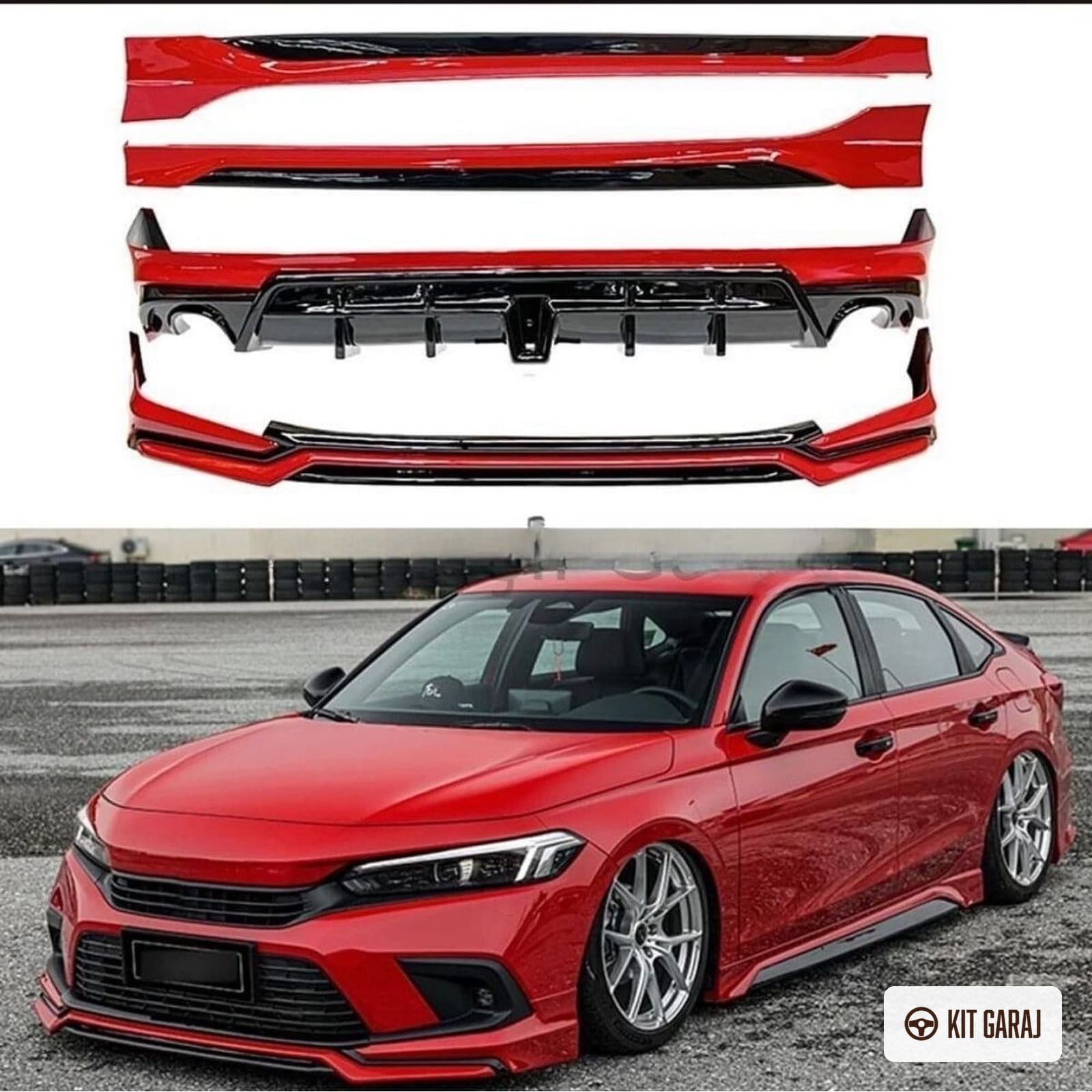 Honda Civic Fe 2022 Body Kit Seti Plastik