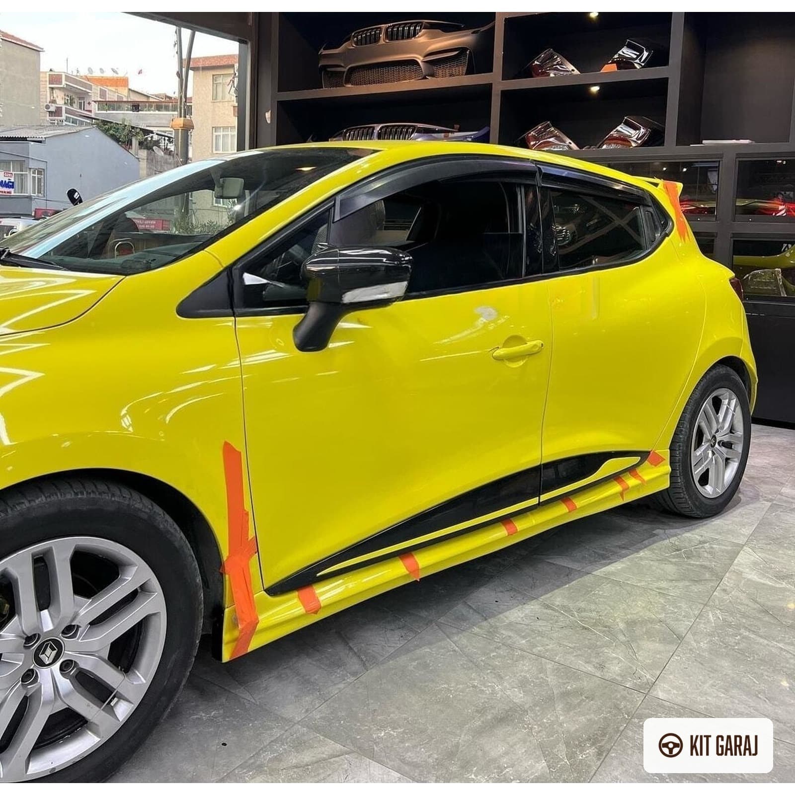 Renault Clio Makyajsız Body Kit (Plastik) Boyasız