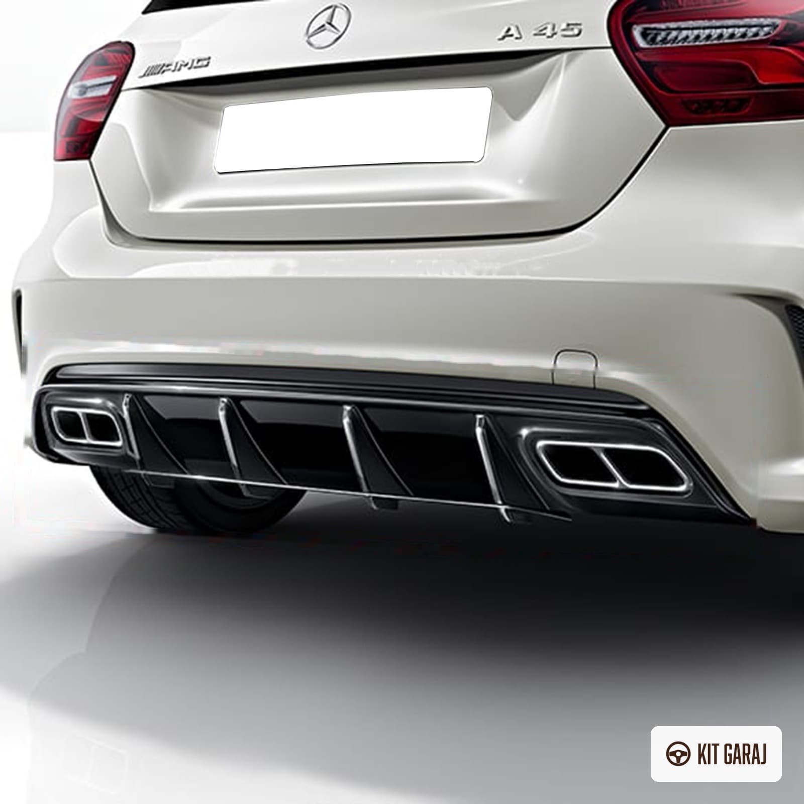 Mercedes-Benz W176 A45 Brabus 2013-2018 Piano Black Difüzör (Plastik) Boyalı