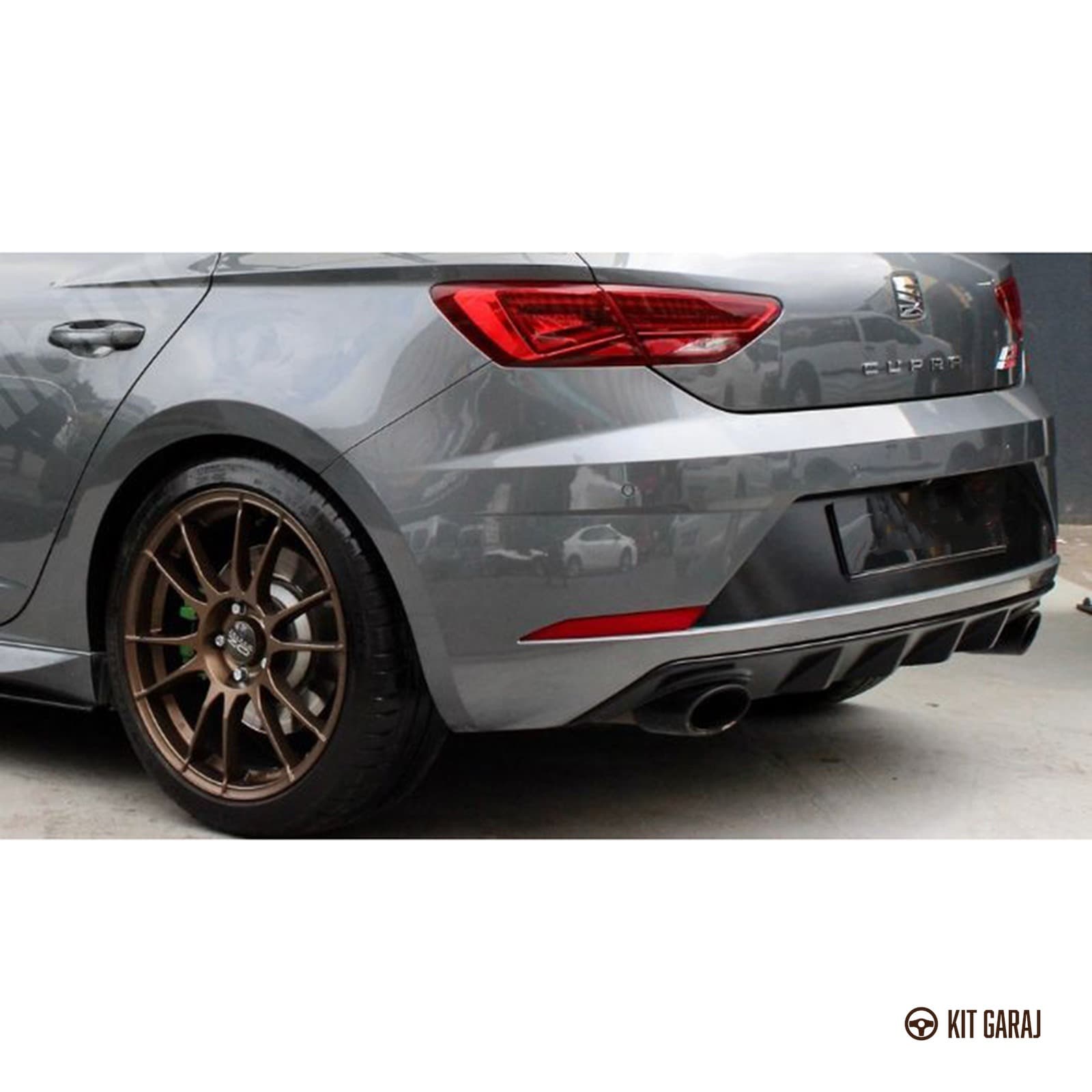 Seat Leon Mk3.5 Cupra Piano Black Difüzör (Plastik) Boyalı