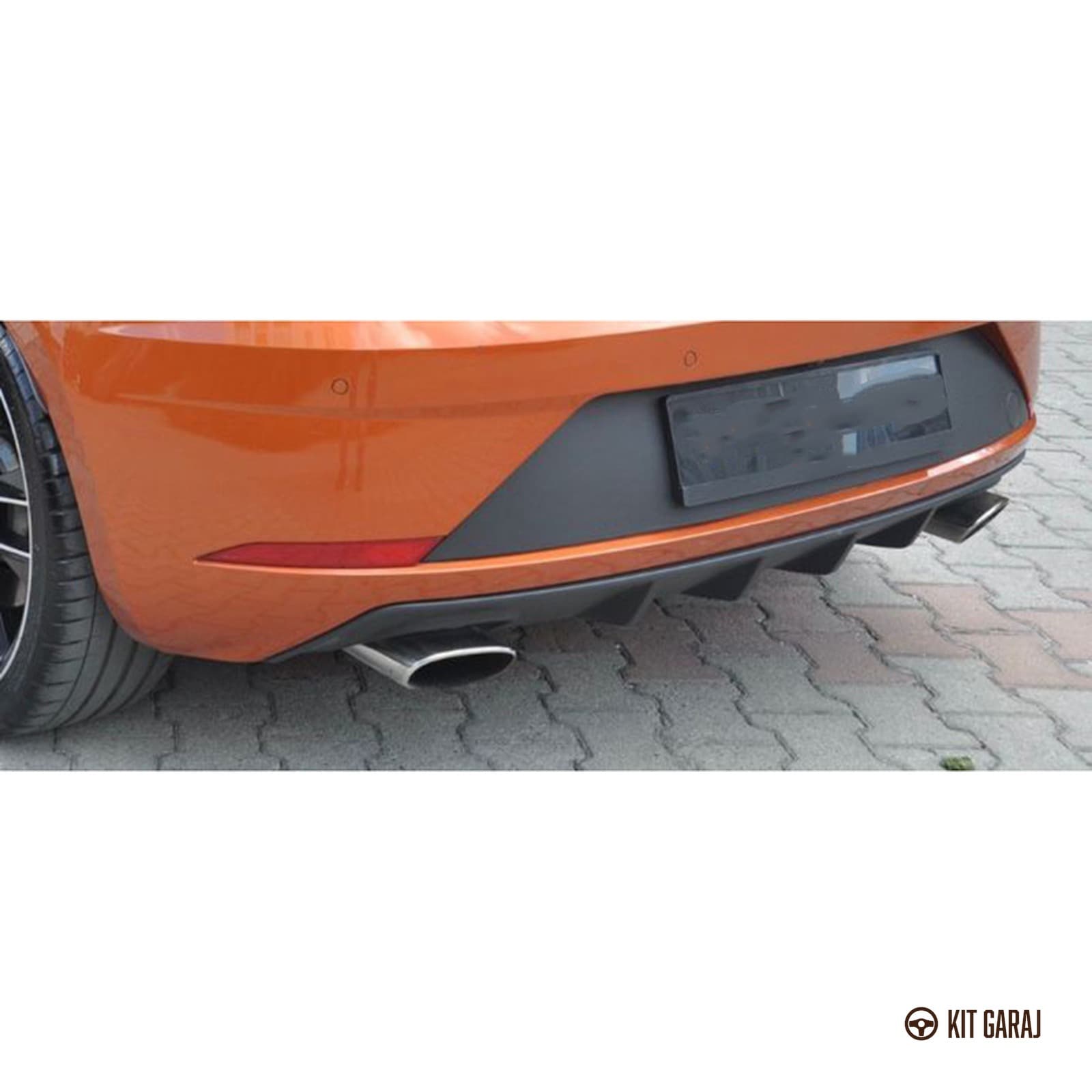 Seat Leon Mk3.5 Cupra Piano Black Difüzör (Plastik) Boyalı (3/4)