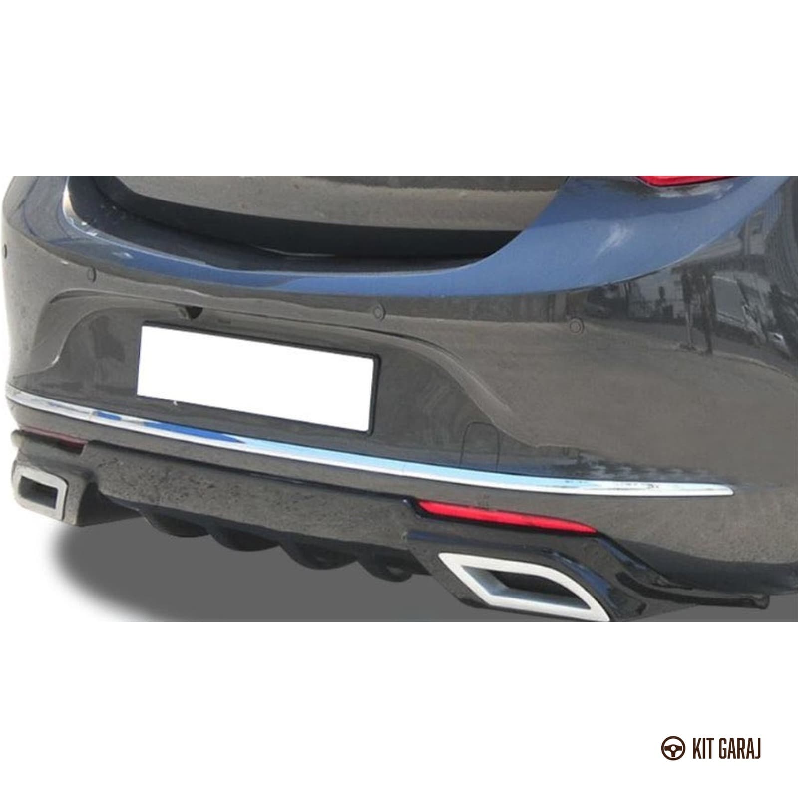Opel Astra J 2009-2015 Egzoz Görünümlü Piano Black Difüzör (Plastik) Boyalı (3/3)