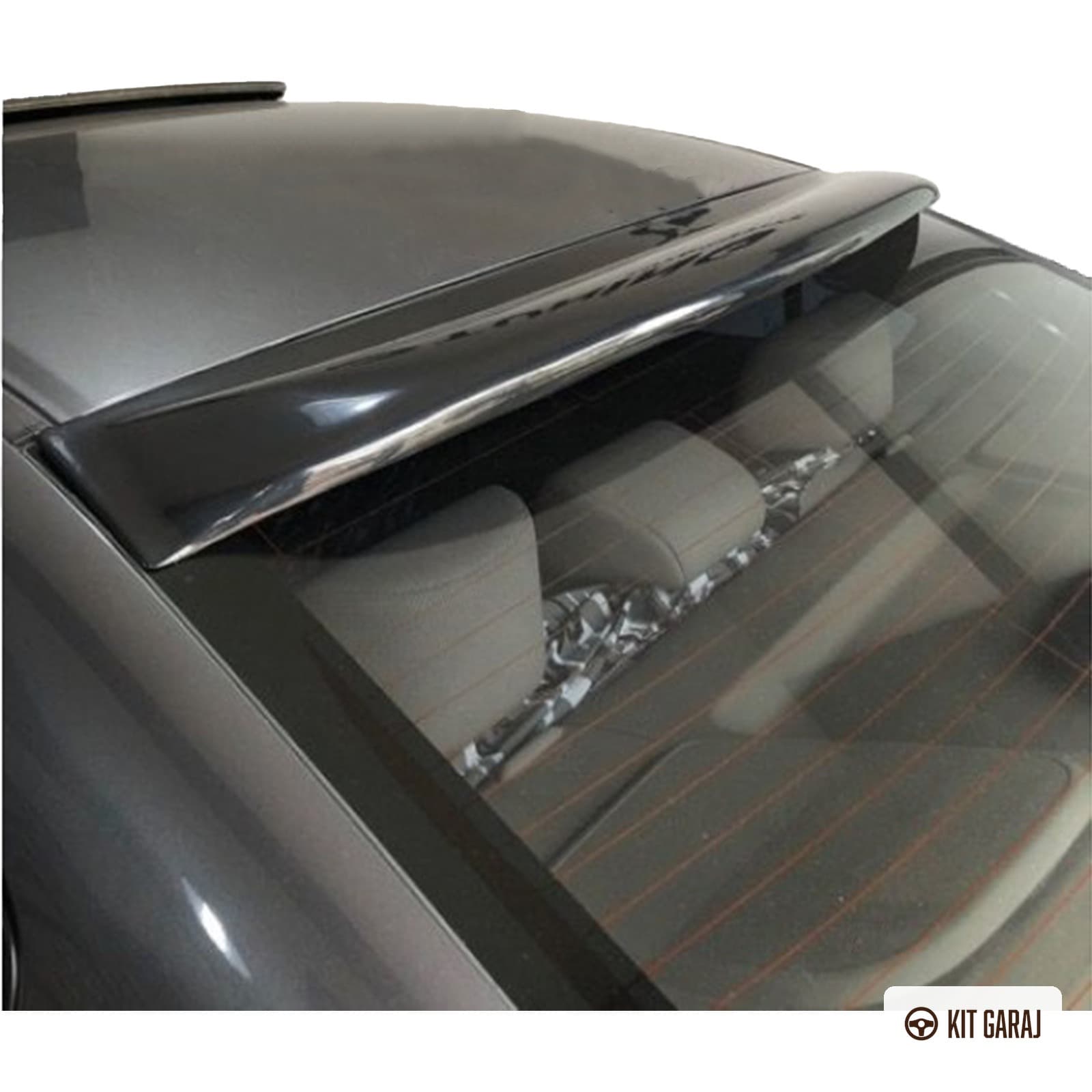 Hyundai Accent Piano Black Cam Üstü Spoiler (Plastik) Boyalı