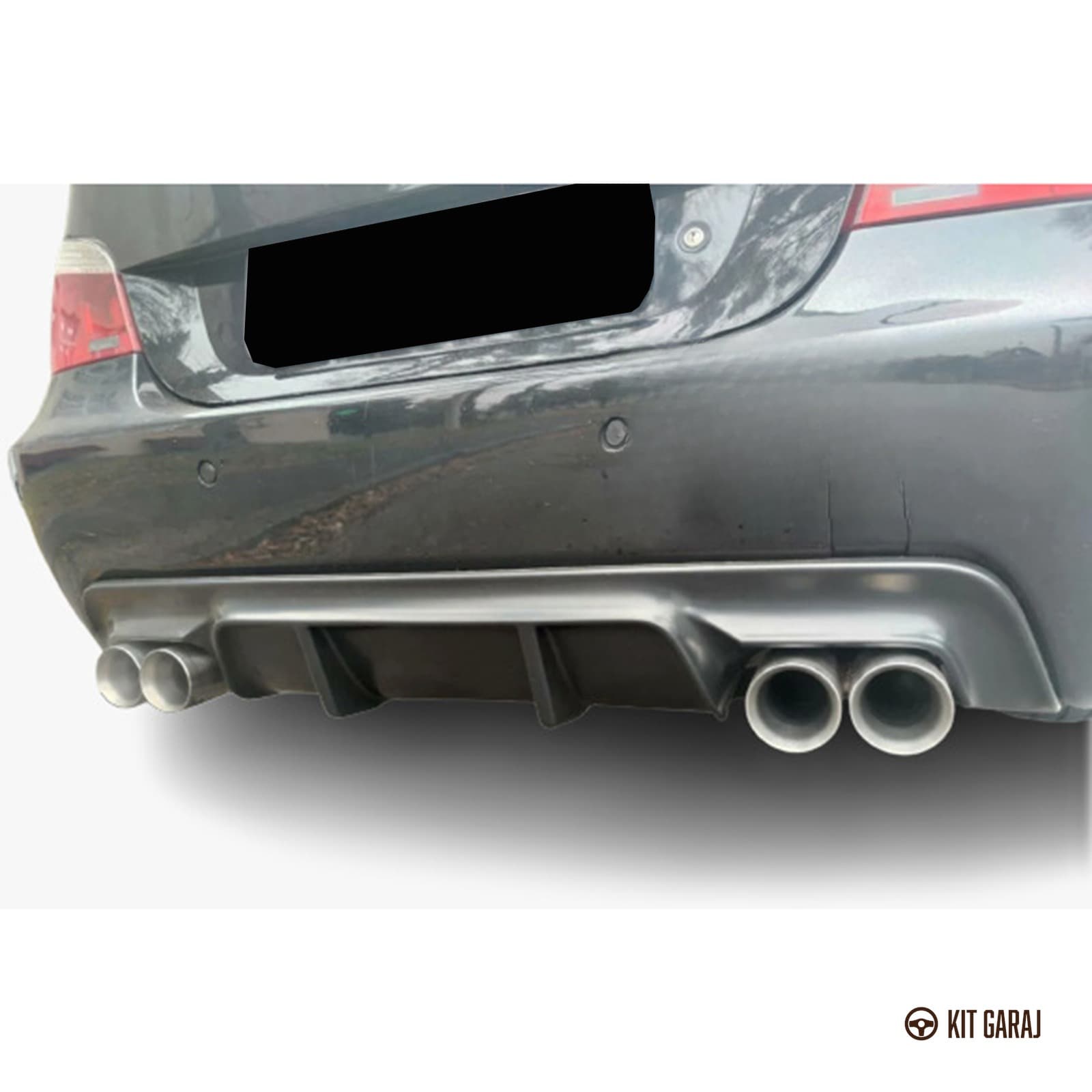 BMW E60 Vorsteiner Piano Black Difüzör (Plastik) Boyalı