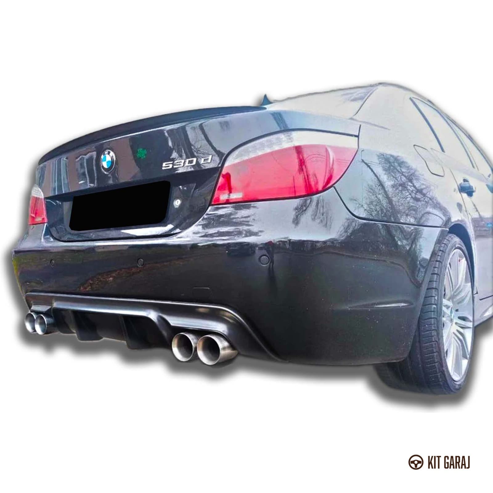 BMW E60 Vorsteiner Piano Black Difüzör (Plastik) Boyalı (3/3)