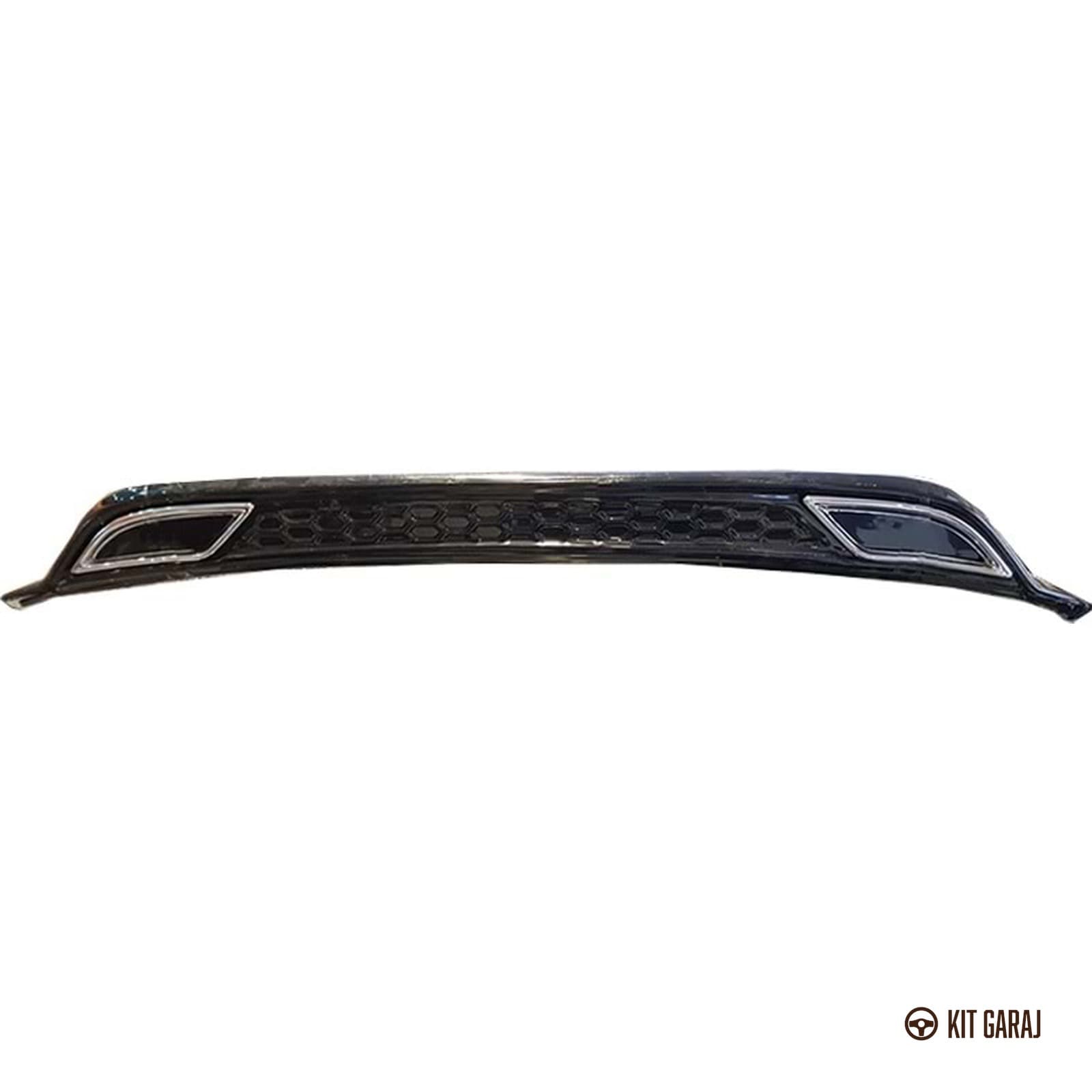 Volkswagen Polo 2017 Egzoz Görünümlü Piano Black Difüzör (Plastik) Boyalı (5/6)