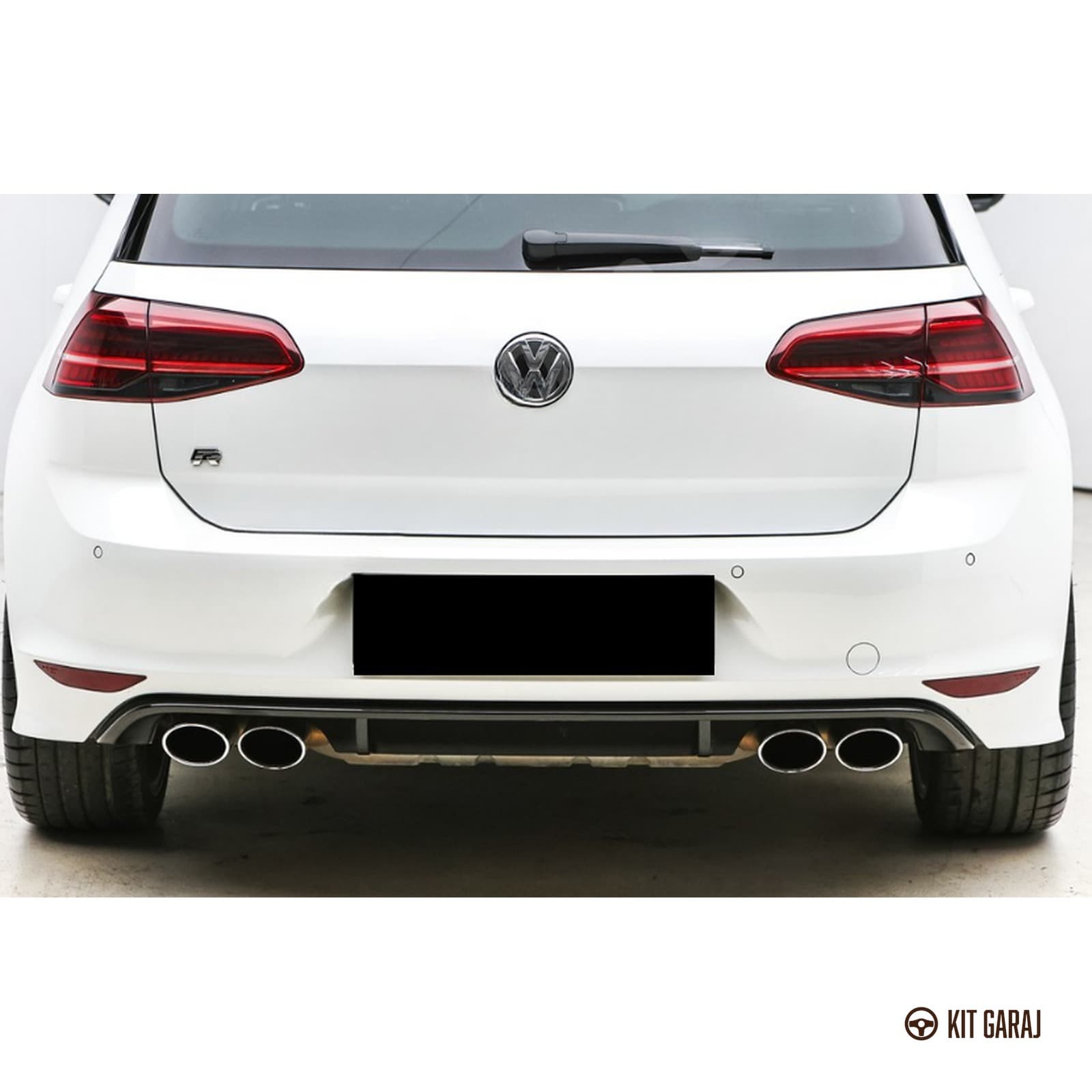 Volkswagen Golf 7 R Difüzör (Plastik) Piano Black Boyalı (4/4)