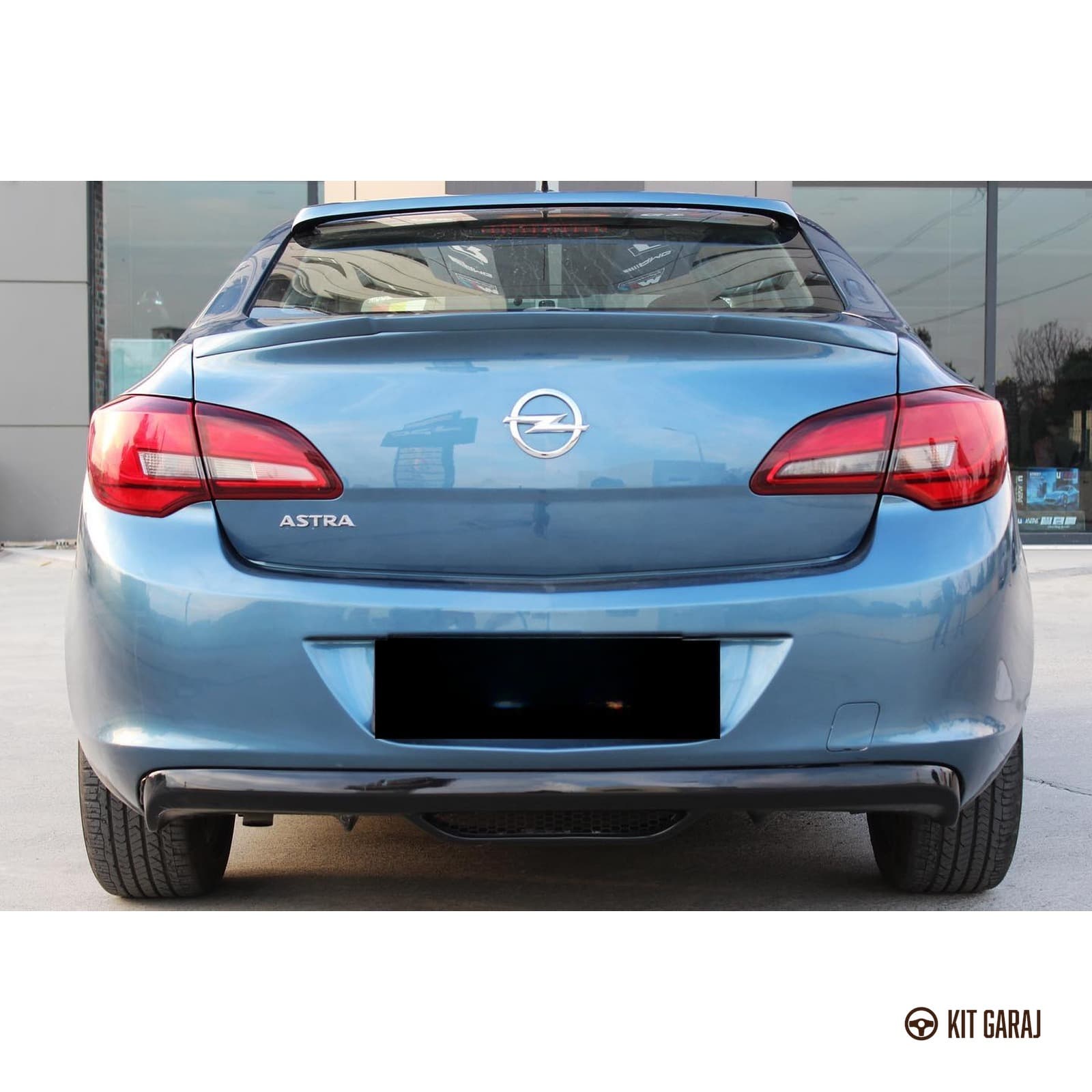 Opel Astra J Sedan 2011-2018 Parlak Siyah Difüzör (Plastik) Boyalı (3/6)