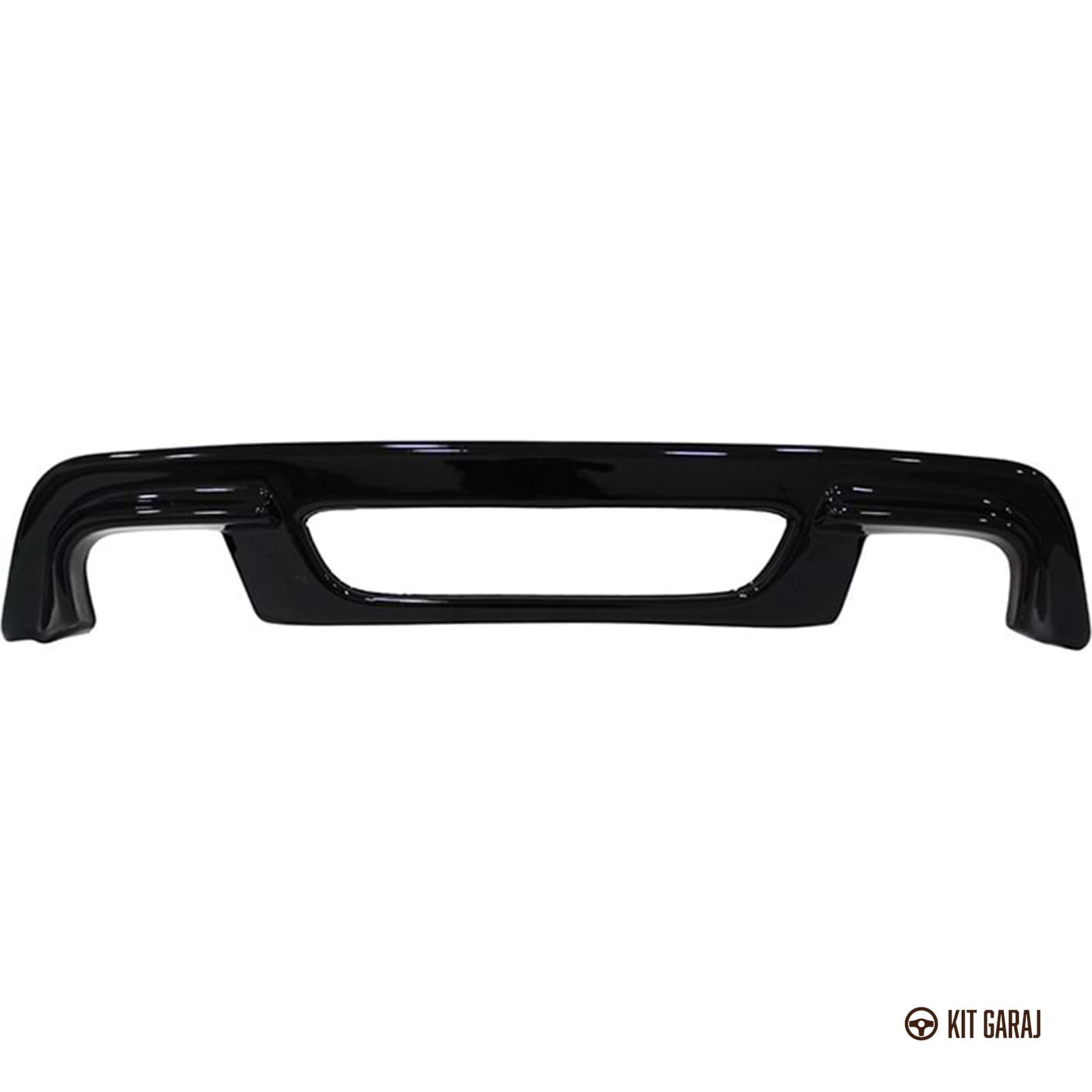 BMW E60 2003-2010 Rieger M5 Parlak Siyah Difüzör (Plastik) Boyalı (6/7)