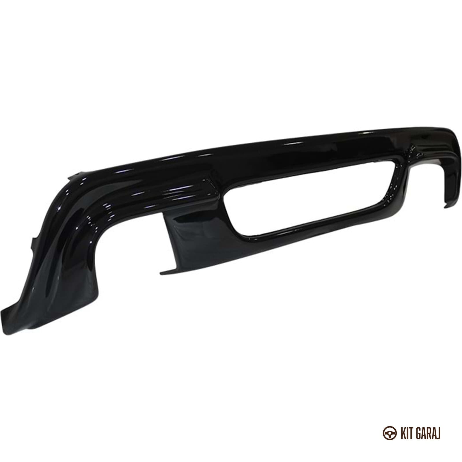 BMW E60 2003-2010 Rieger M5 Parlak Siyah Difüzör (Plastik) Boyalı (7/7)