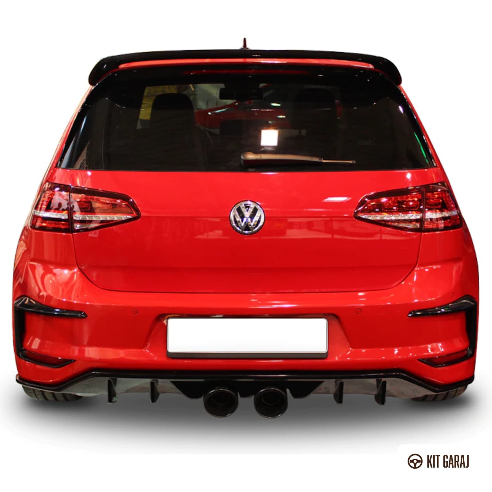 Volkswagen Golf 7 R400 Piano Black Difüzör (Plastik) Boyalı