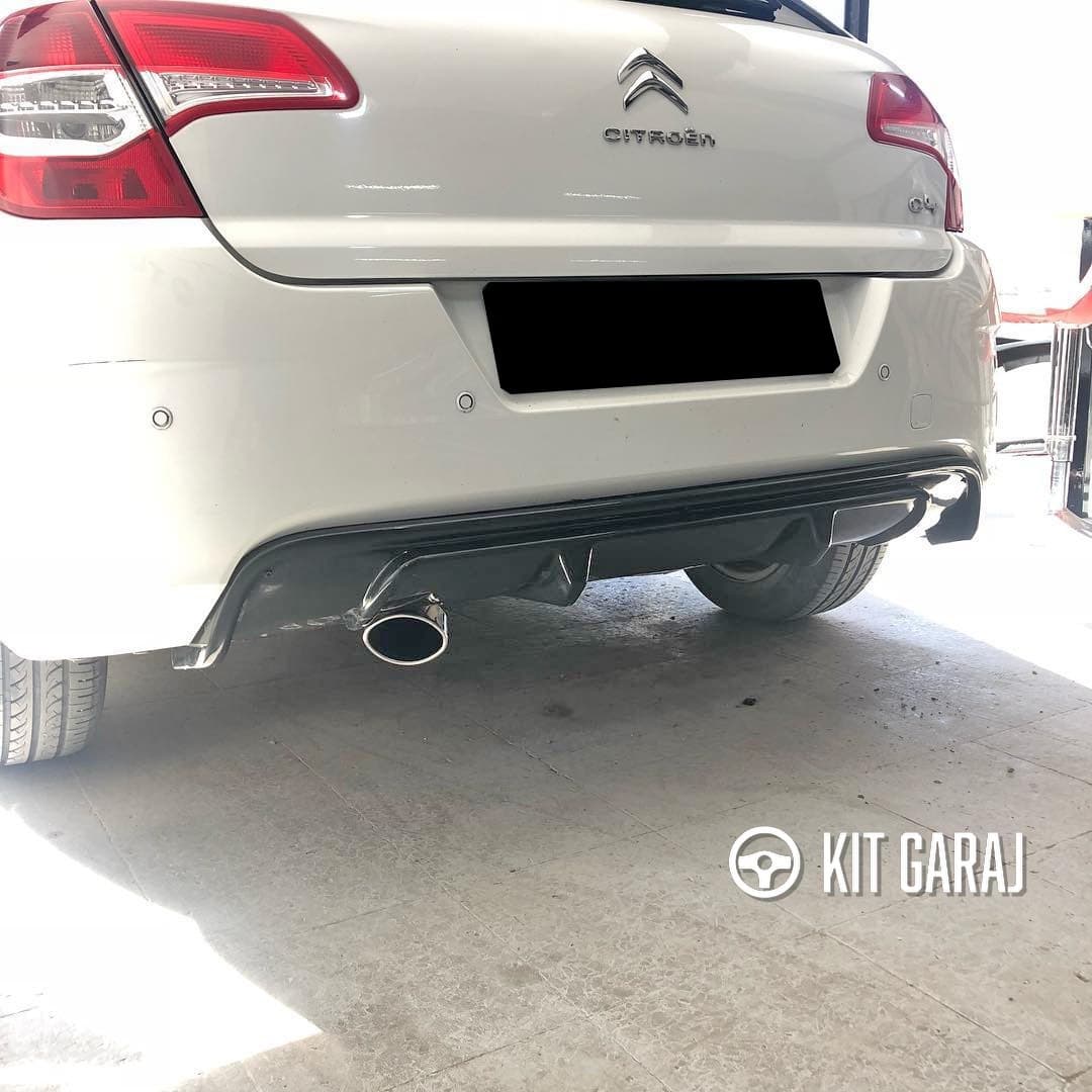 Citroën C4 2011-2017 Parlak Siyah Difüzör (Plastik) Boyalı