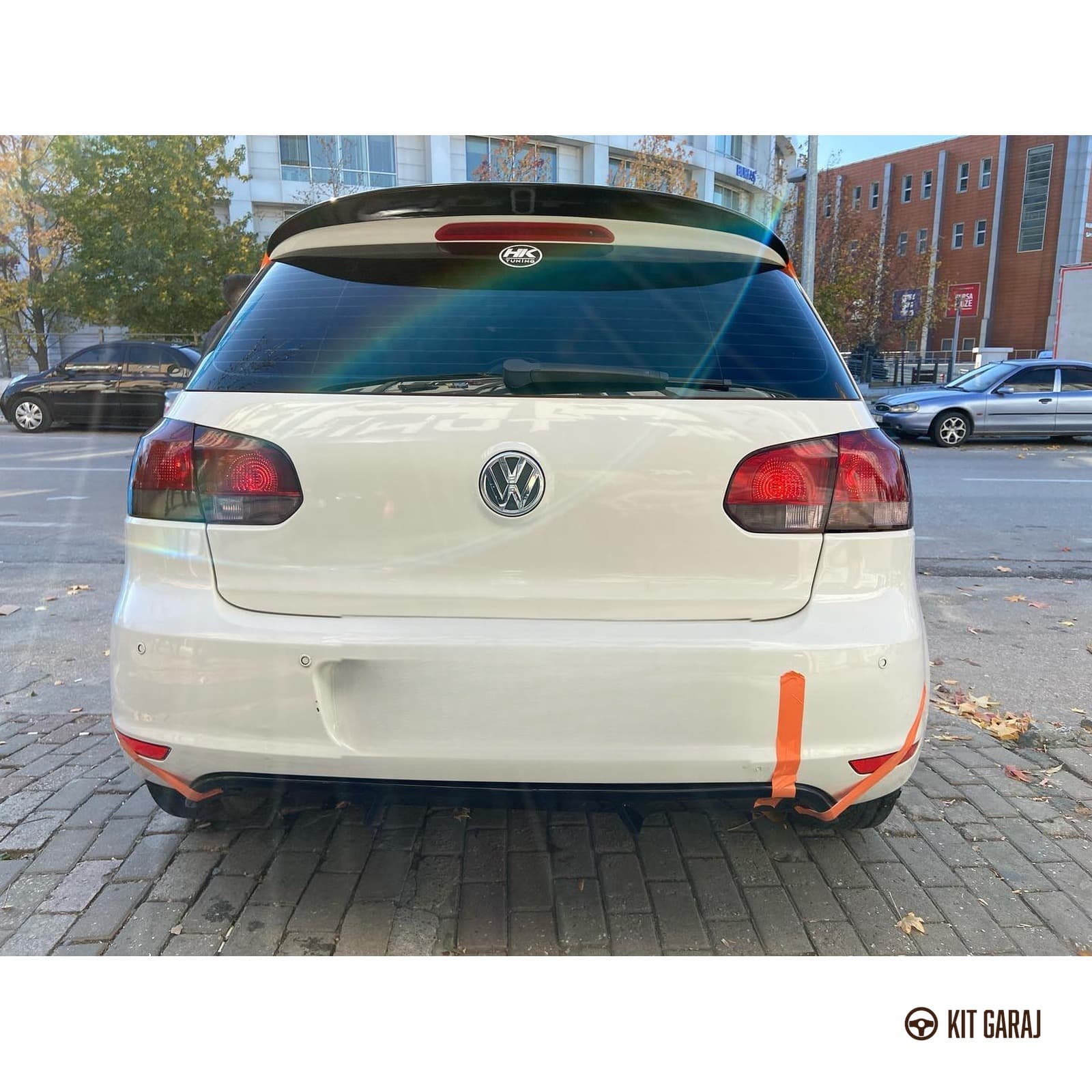 Volkswagen Golf 2009-2012 Parlak Siyah Difüzör (Plastik) Boyalı (2/6)