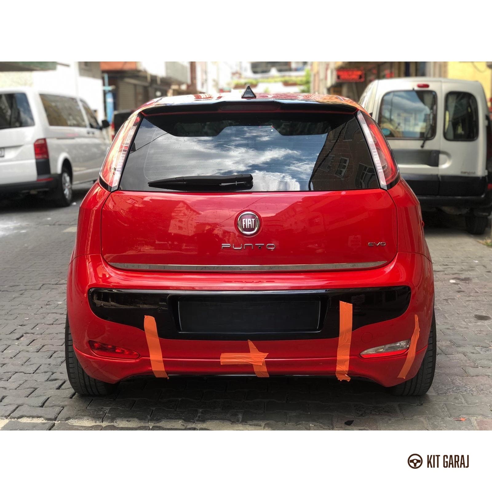 Fiat Punto 2010-2018 Evo Piano Black Arka Ek (Plastik) Boyalı (3/4)