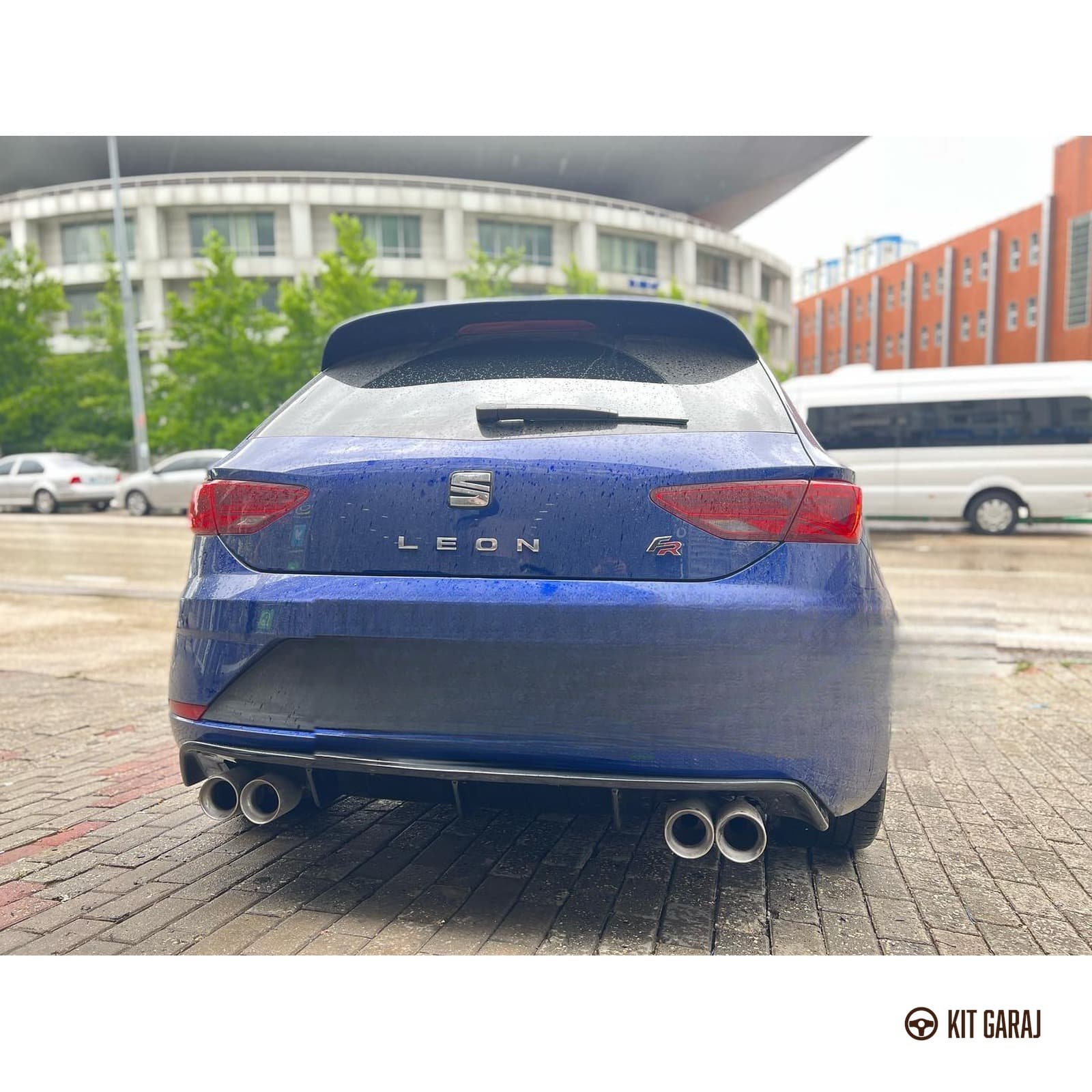 Seat Leon Mk3 2017-2020 FR Piano Black Difüzör (Plastik) Boyalı (8/8)