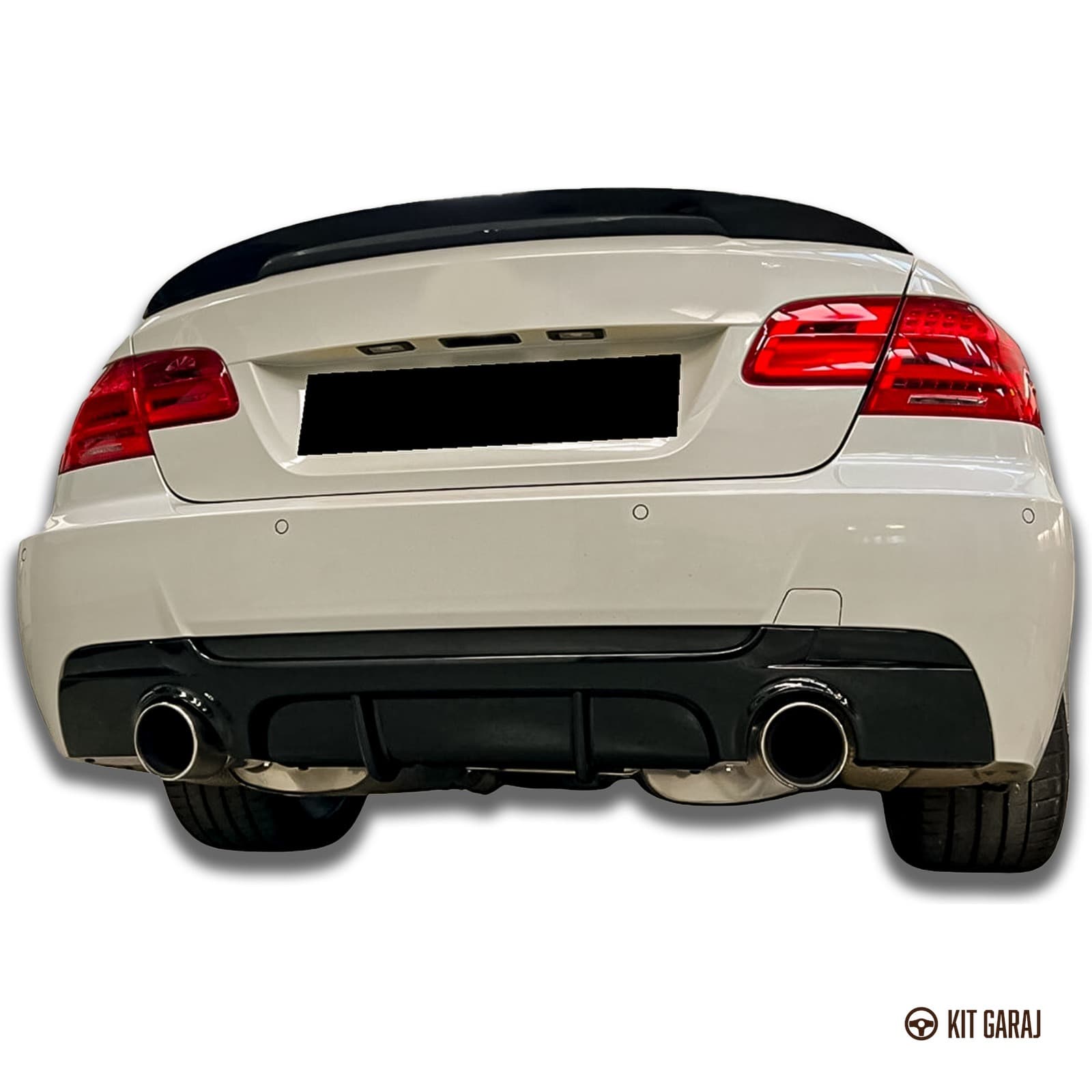 BMW E90 2007-2012 E92 Piano Black Difüzör (Plastik) Boyalı