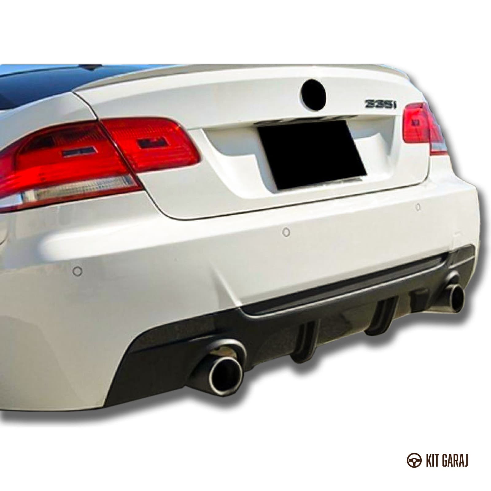 BMW E90 2007-2012 E92 Piano Black Difüzör (Plastik) Boyalı (3/5)