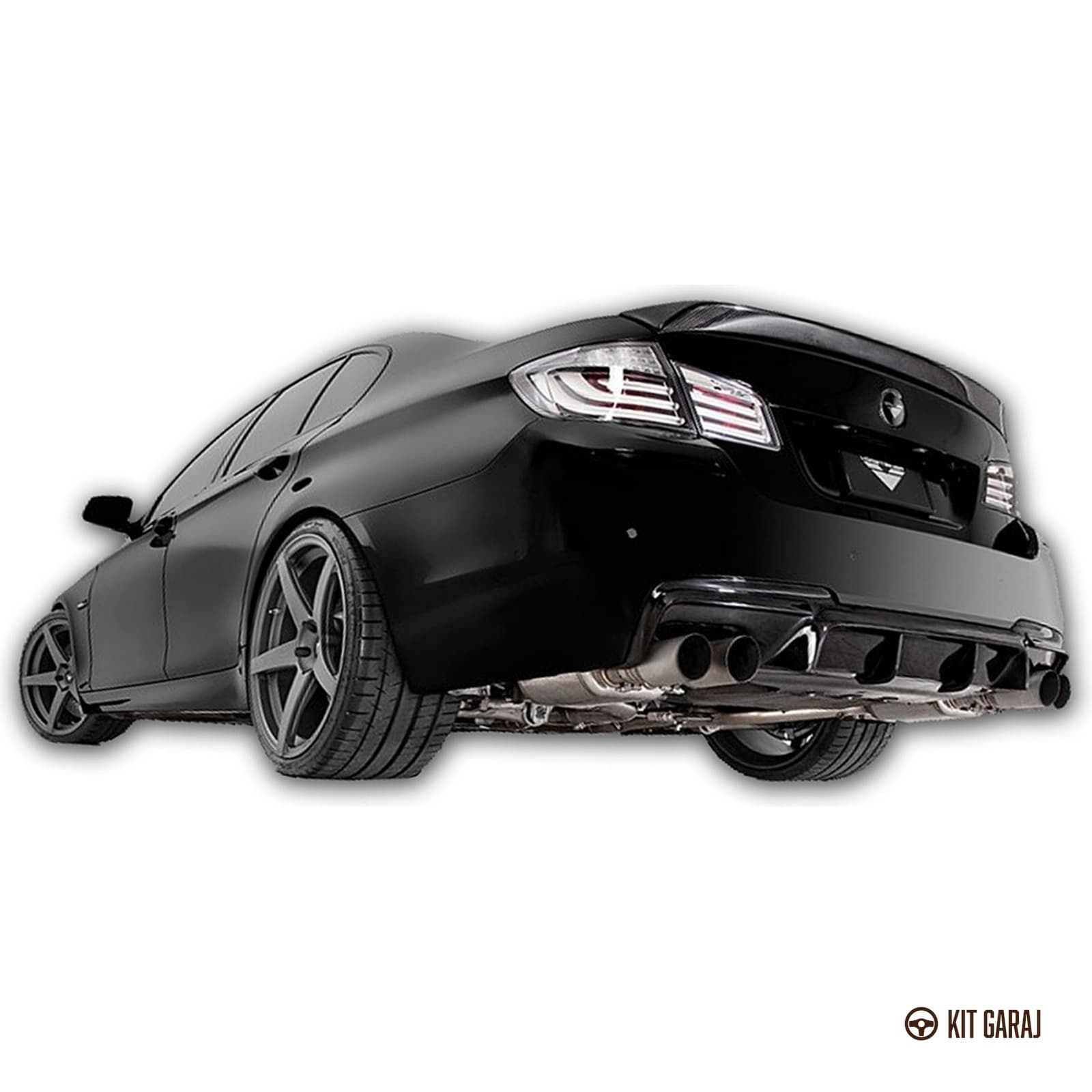 BMW F10 Vorsteiner Parlak Siyah Difüzör (Plastik) Boyalı