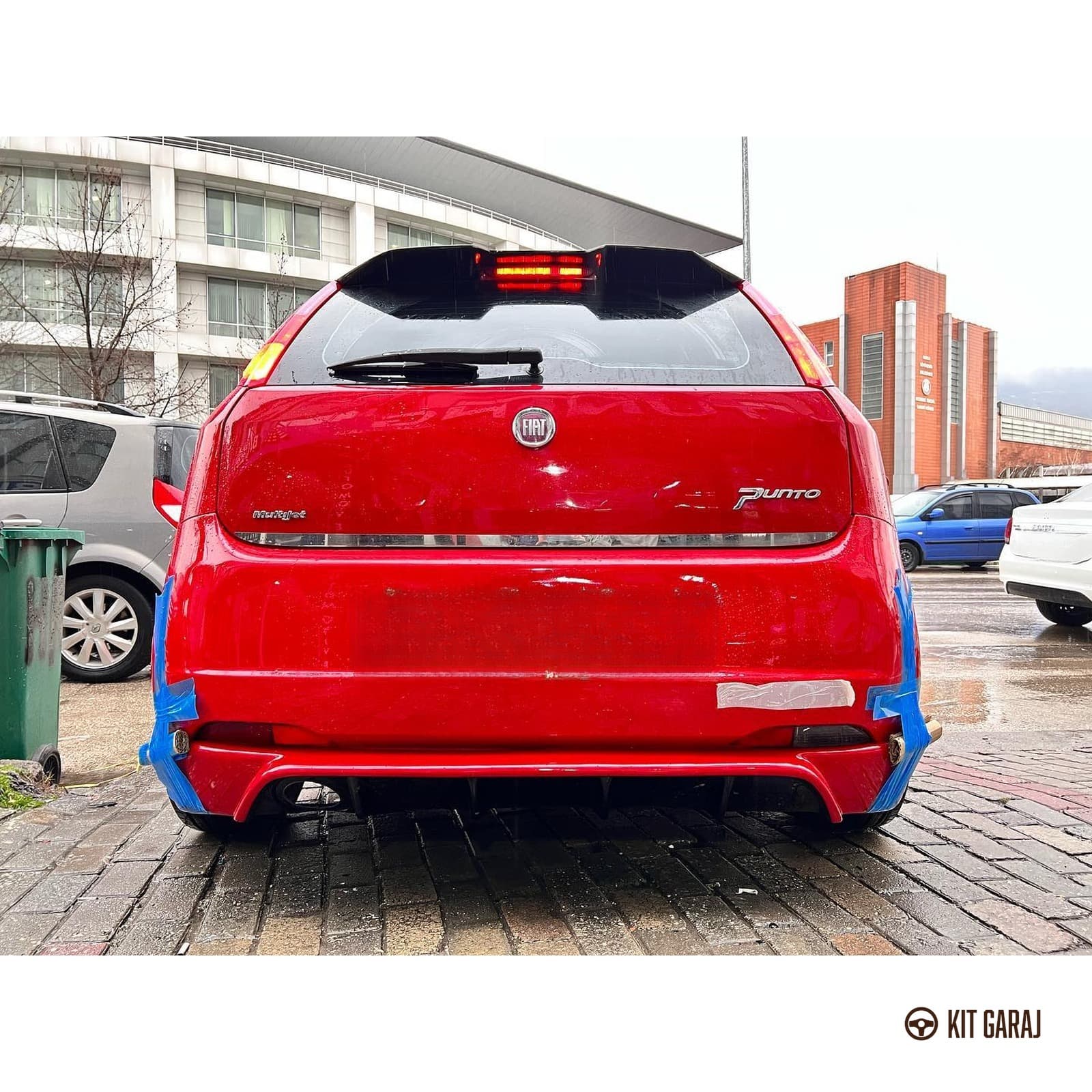 Fiat Punto 2005-2009 Rieger Arka Ek (Plastik) Boyasız (4/8)
