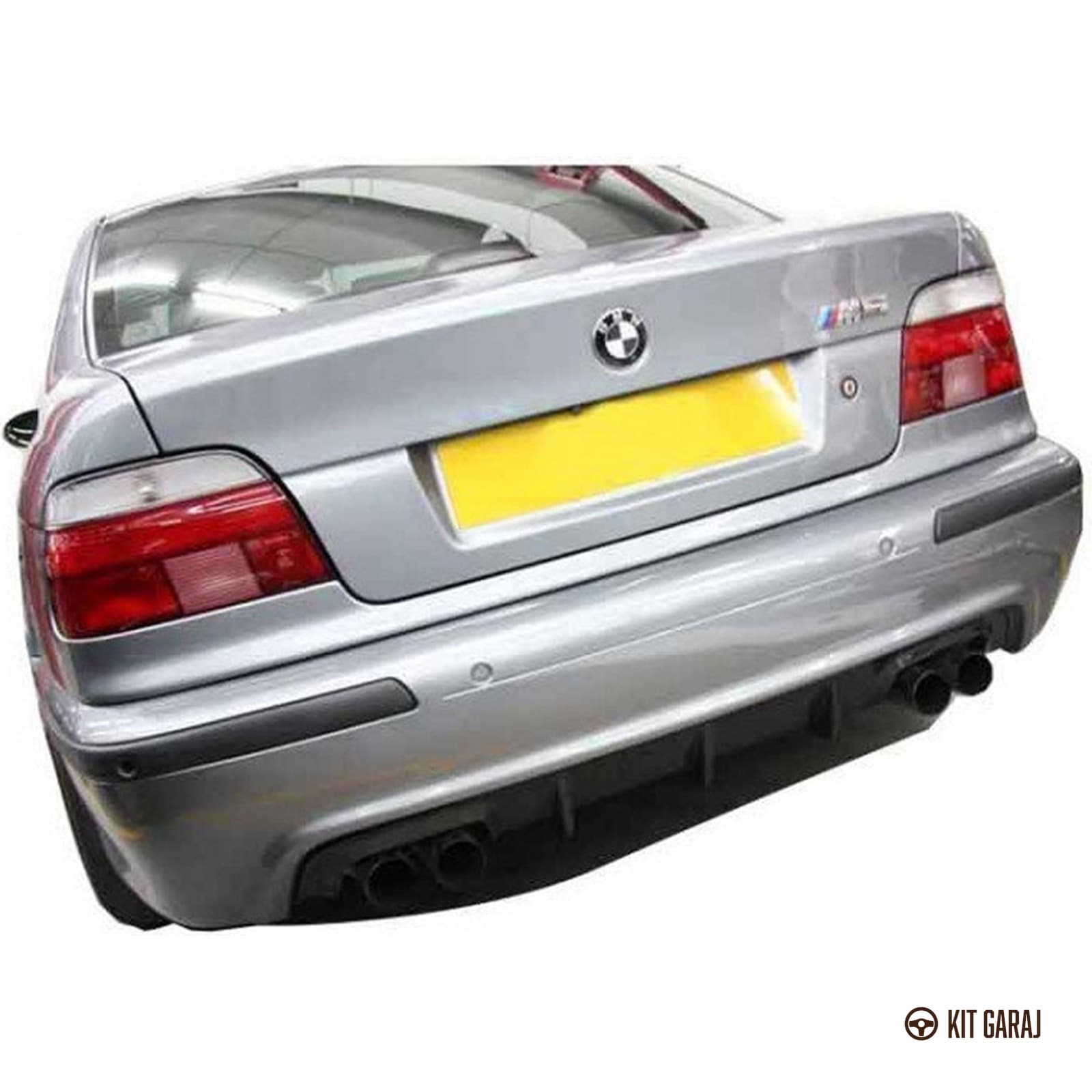 BMW E39 5 Serisi M5 Difüzör Piano Black Sağ Sol Çiftli Çıkış Plastik (4/5)