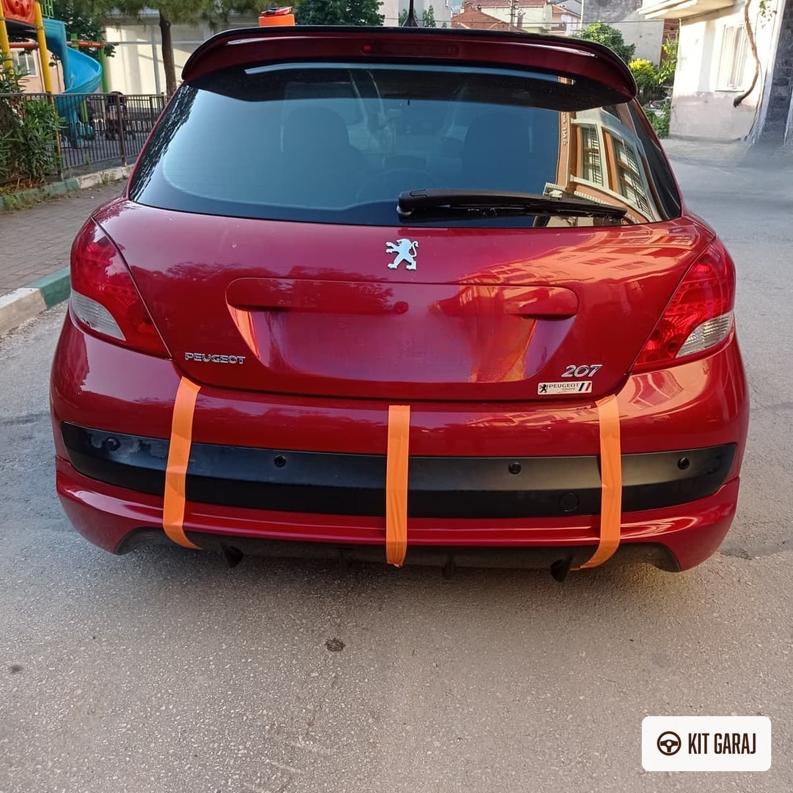 Peugeot 207 Piano Black Arka Ek (Plastik) Boyalı (3/8)