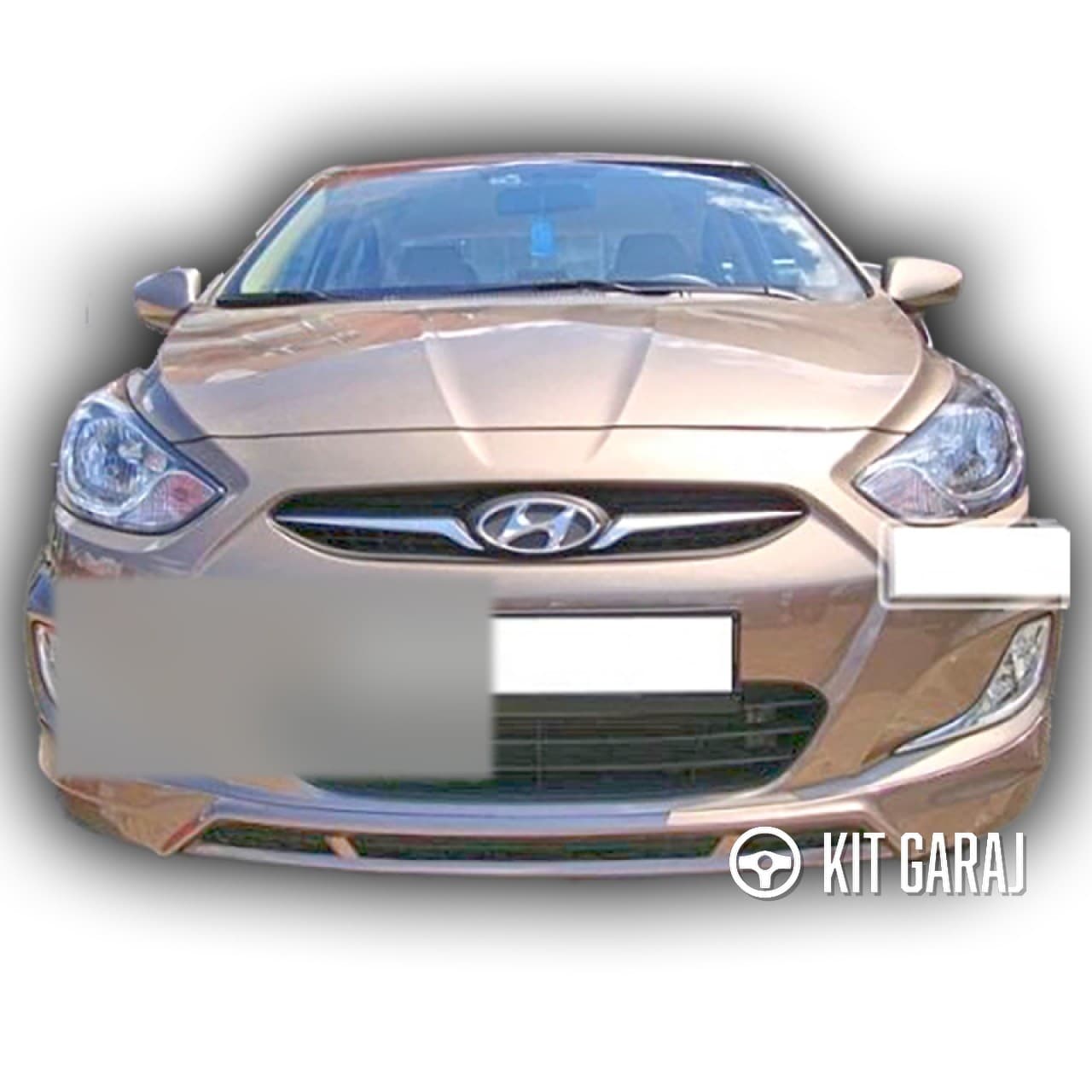 Hyundai Accent 2011-2018 Ön Ek (Plastik) Boyasız (4/5)