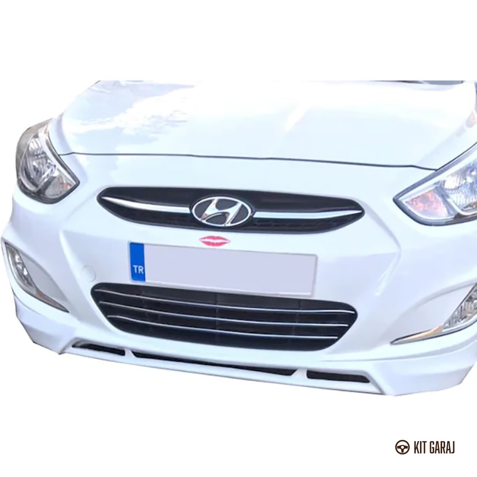 Hyundai Accent 2011-2018 Ön Ek (Plastik) Boyasız (4/4)