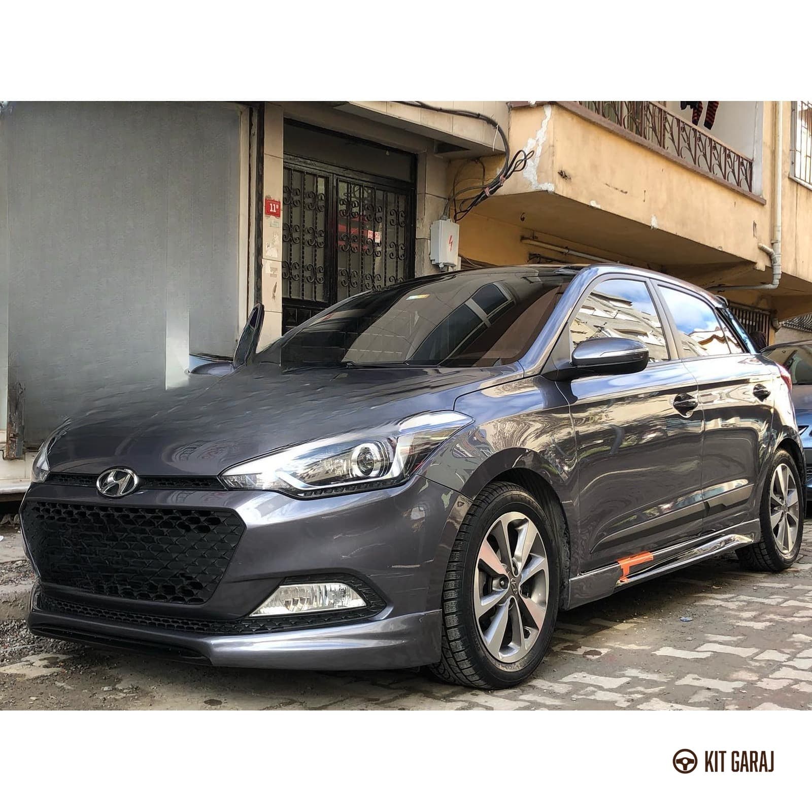 Hyundai i20 2014-2017 Ön Ek (Plastik) Boyasız (4/4)