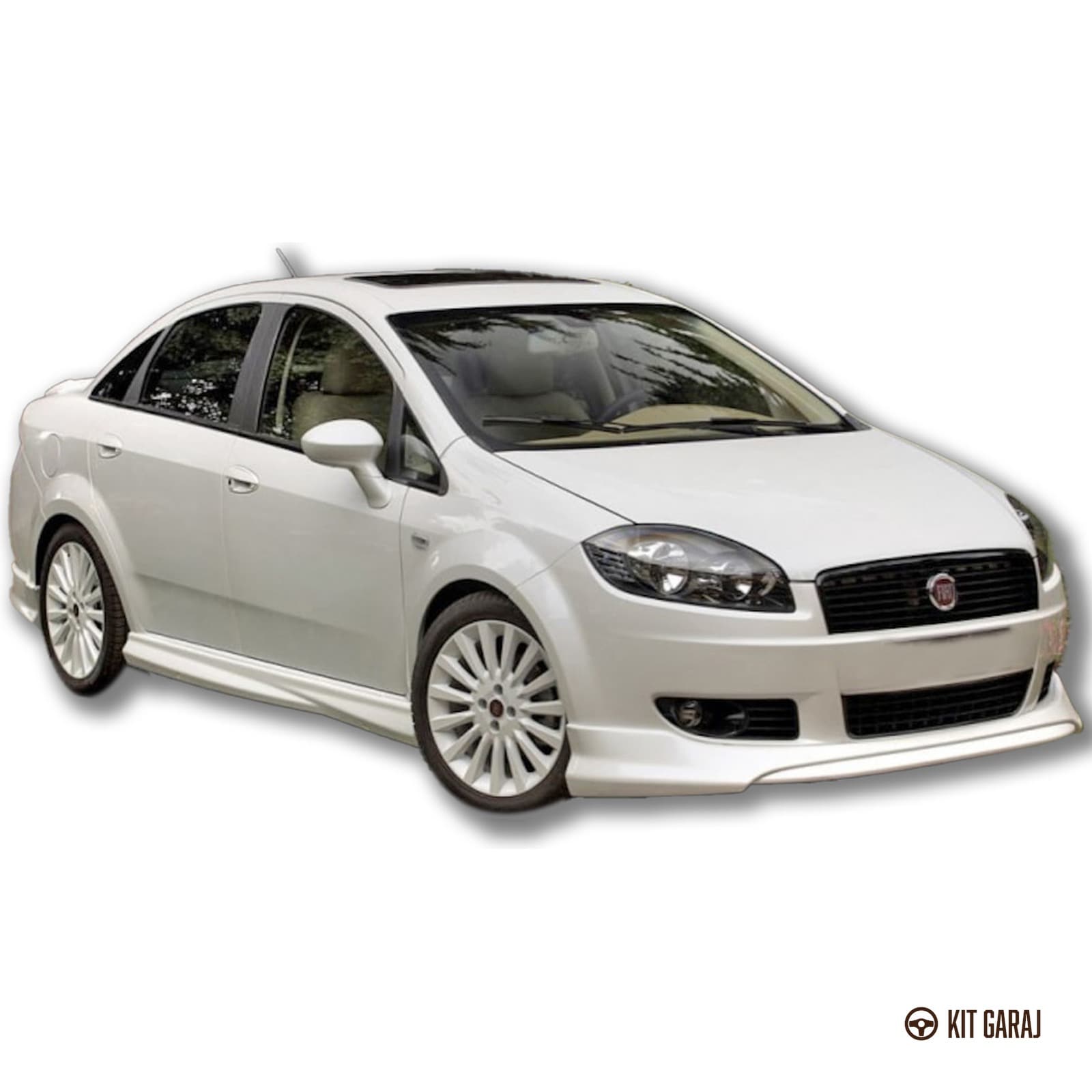 Fiat Linea Makyajsız 2007-2012 Ön Ek (Plastik) Boyasız (4/4)