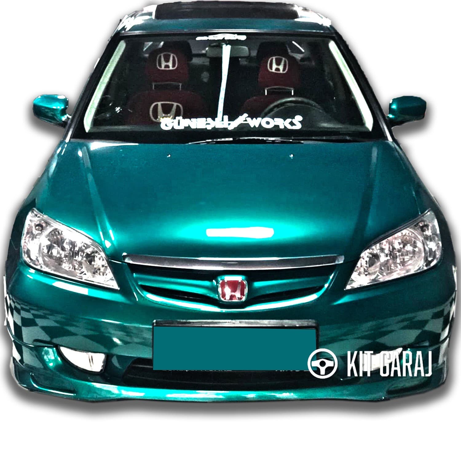 Honda Civic Makyajlı Mugen Ön Ek (Plastik) Boyasız (3/4)