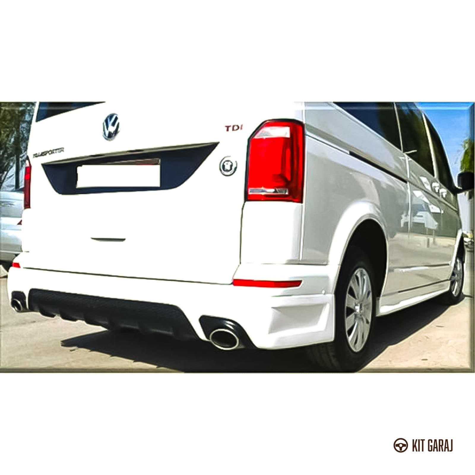 Volkswagen Transporter Izgaralı Arka Ek (Plastik) Boyasız (3/3)