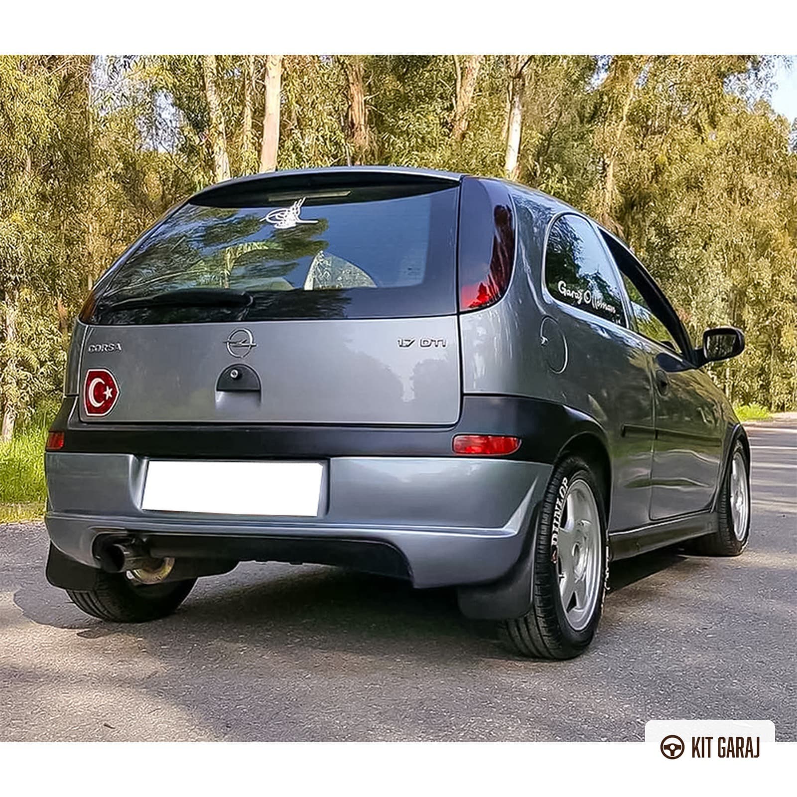 Opel Corsa Makyajsız Arka Ek (Plastik) Boyasız