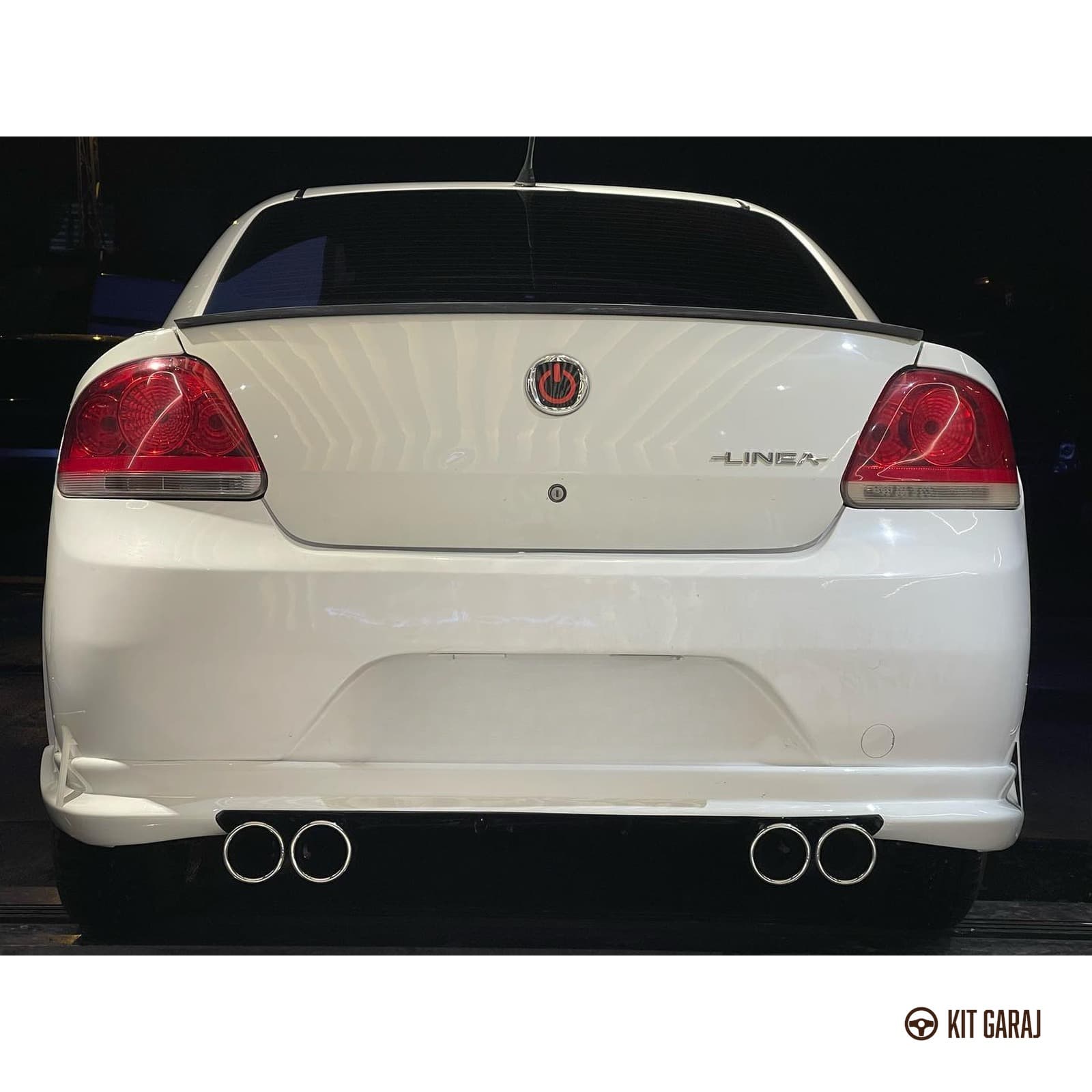 Fiat Linea Custom Makyajsız Arka Ek (plastik)