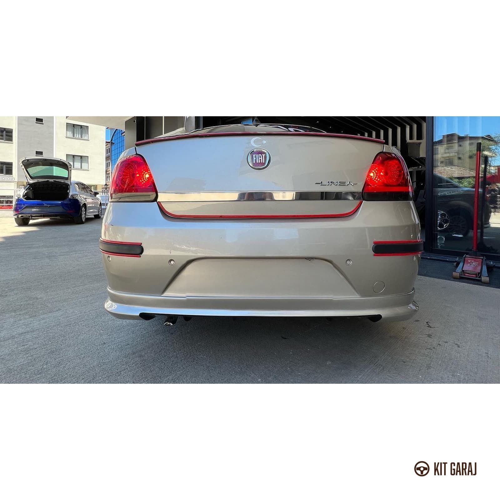 Fiat Linea Custom Makyajsız Arka Ek (plastik) (4/4)